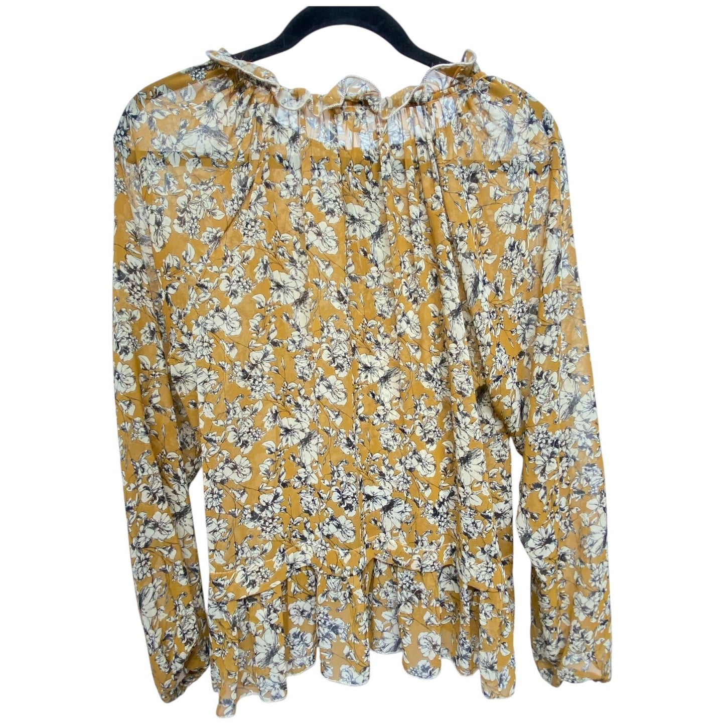 Top Long Sleeve By Freeway Size: L