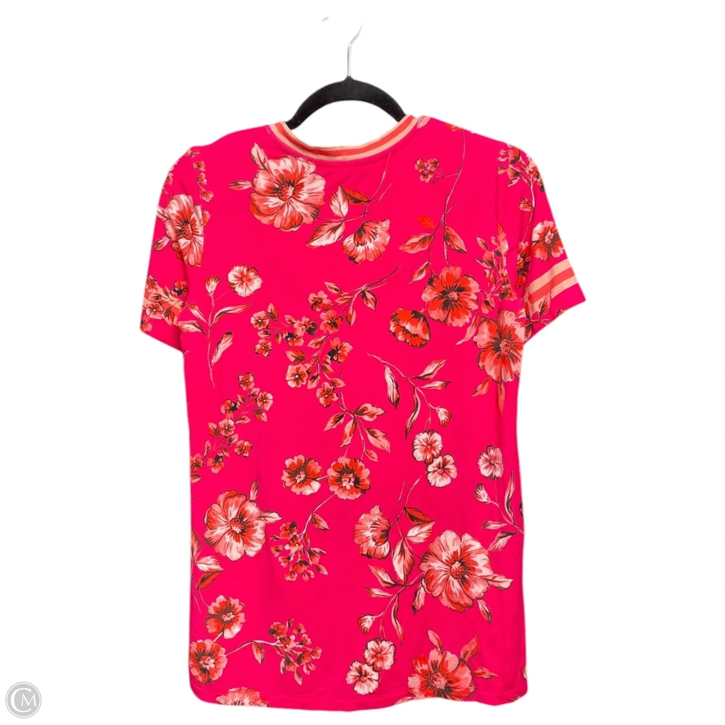 Top Short Sleeve Designer By Johnny Was In Floral Print, Size: S