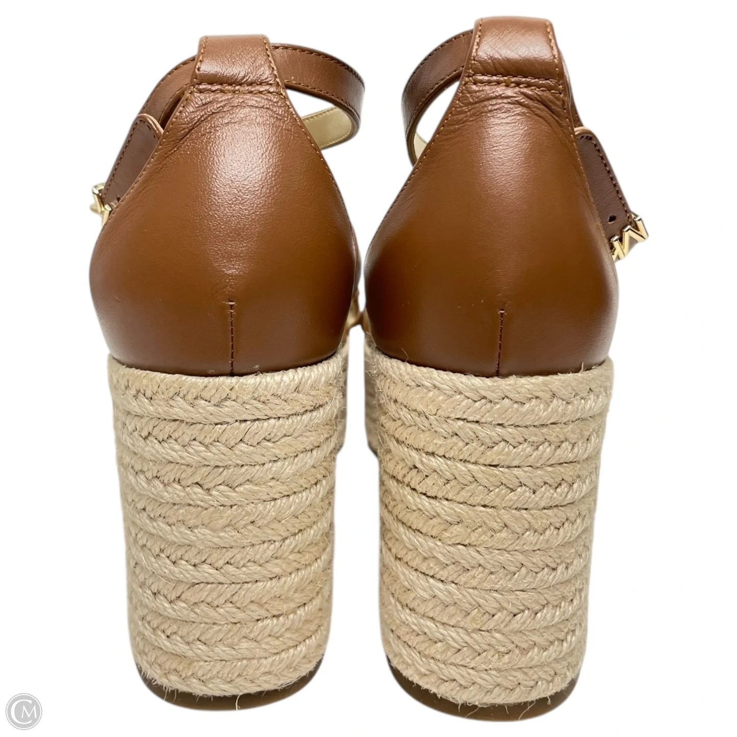 Sandals Heels Platform By Michael By Michael Kors In Brown, Size: 6