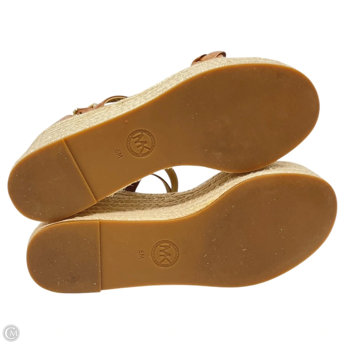 Sandals Heels Platform By Michael By Michael Kors In Brown, Size: 6