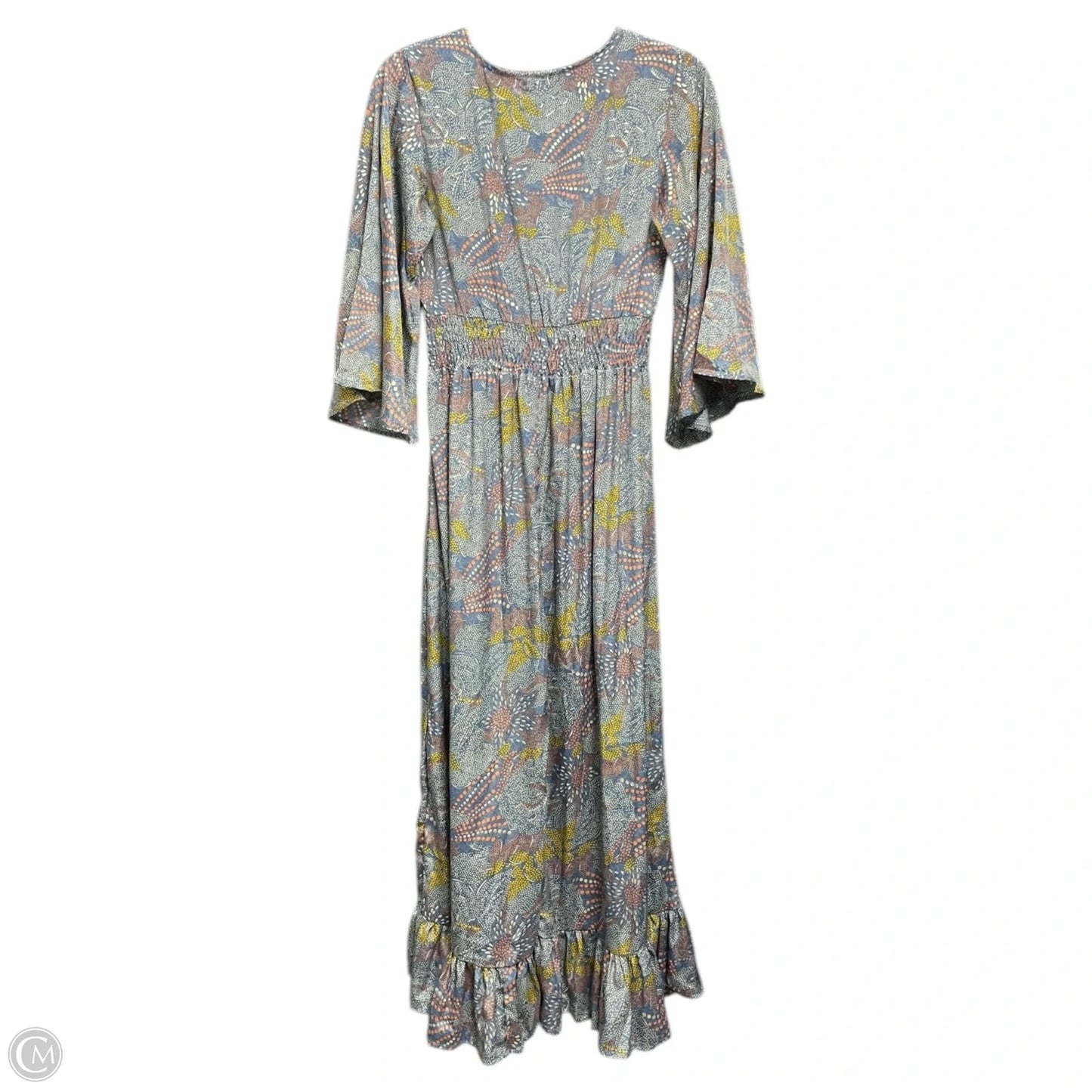 Dress Casual Maxi By Cmc In Multi-colored, Size: S
