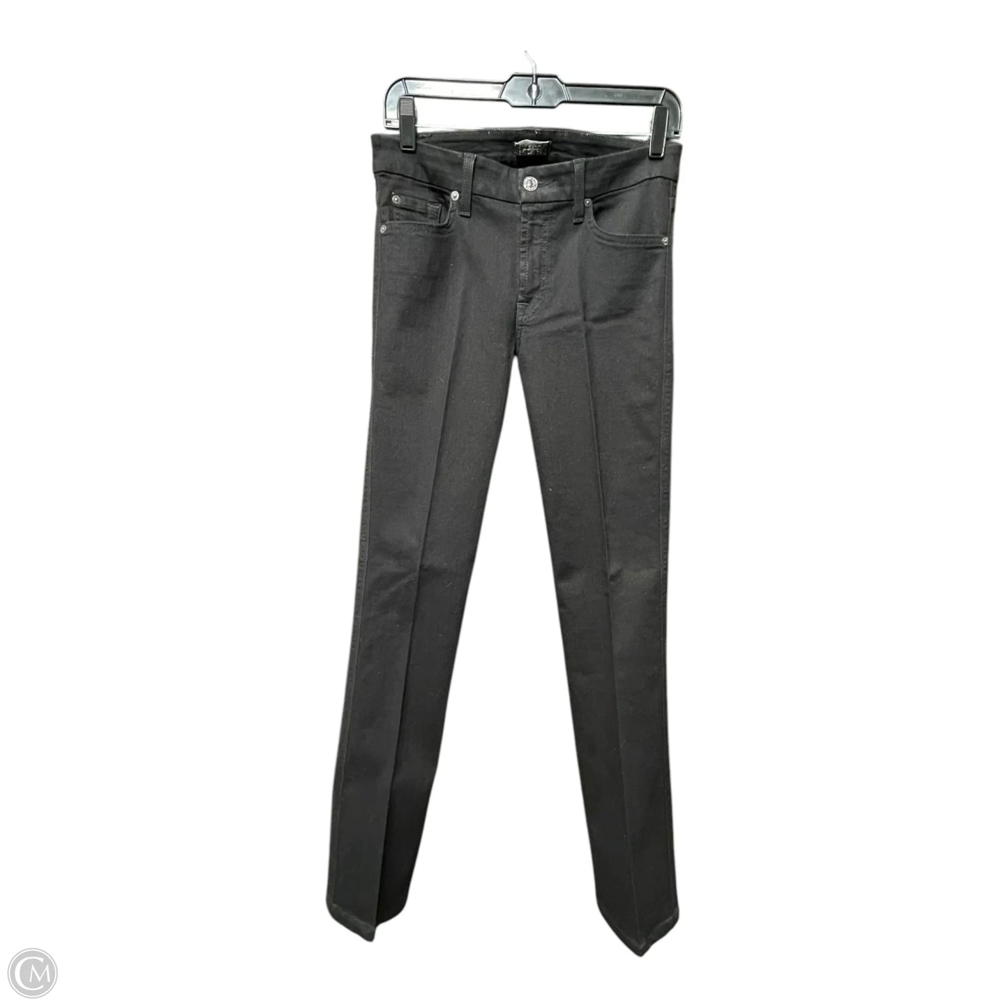 Jeans Boot Cut By 7 For All Mankind In Black Denim, Size: 8