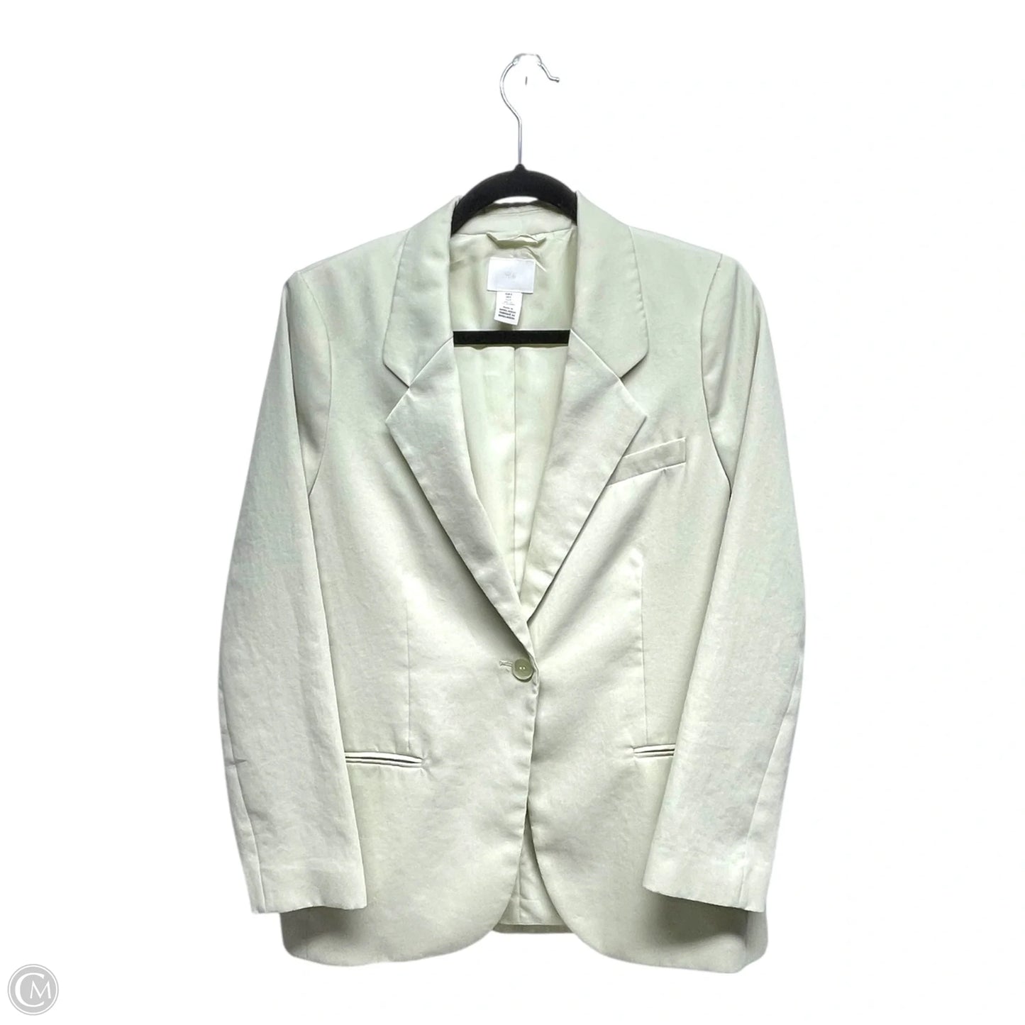 Blazer By H&m In light Mint Green, Size: S