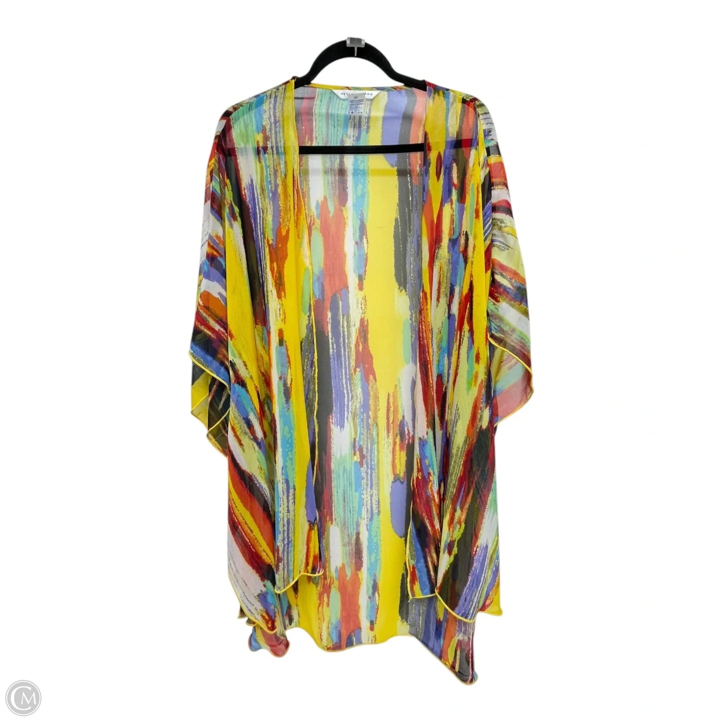 Kimono By Peter Nygard In Rainbow Print, Size: Xl