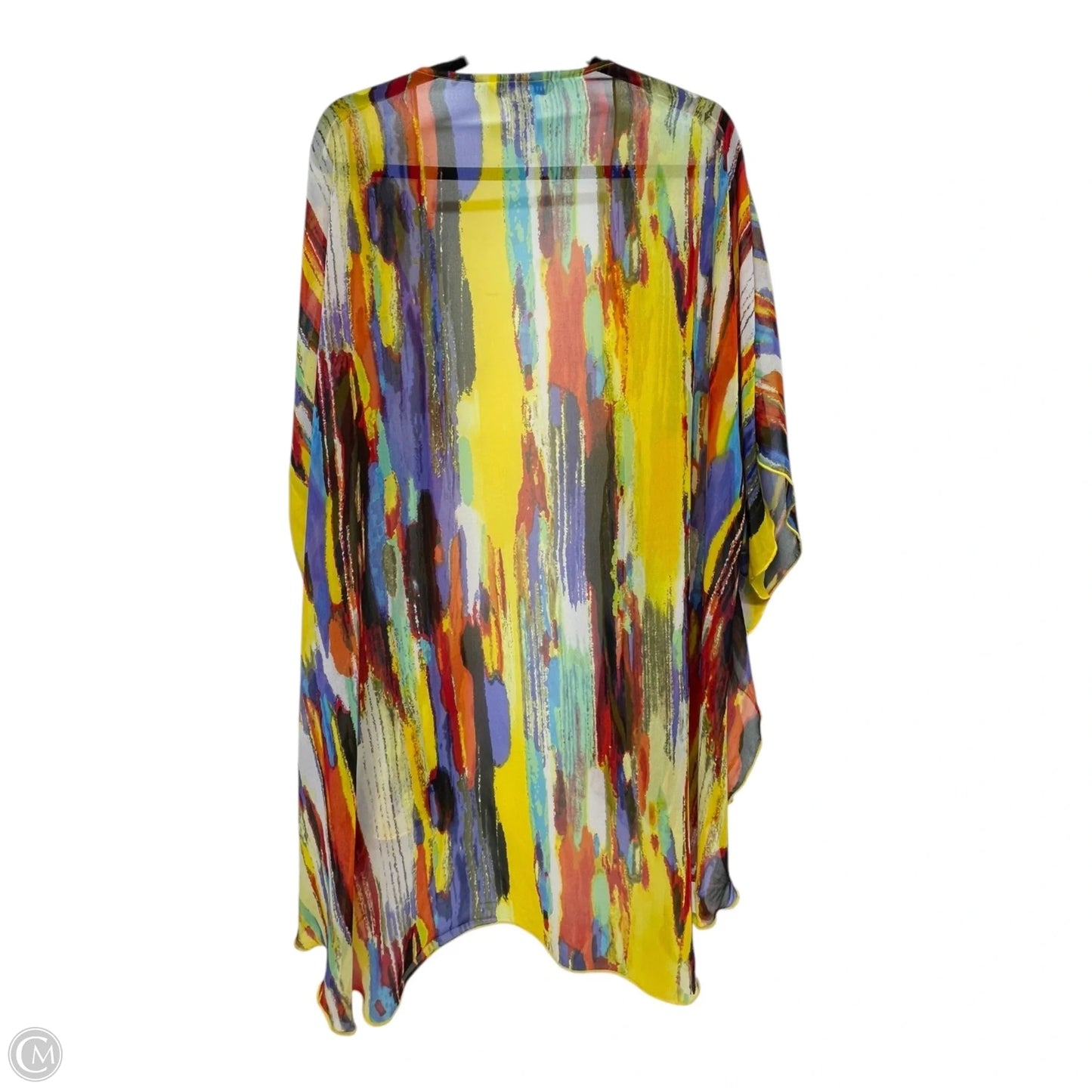 Kimono By Peter Nygard In Rainbow Print, Size: Xl