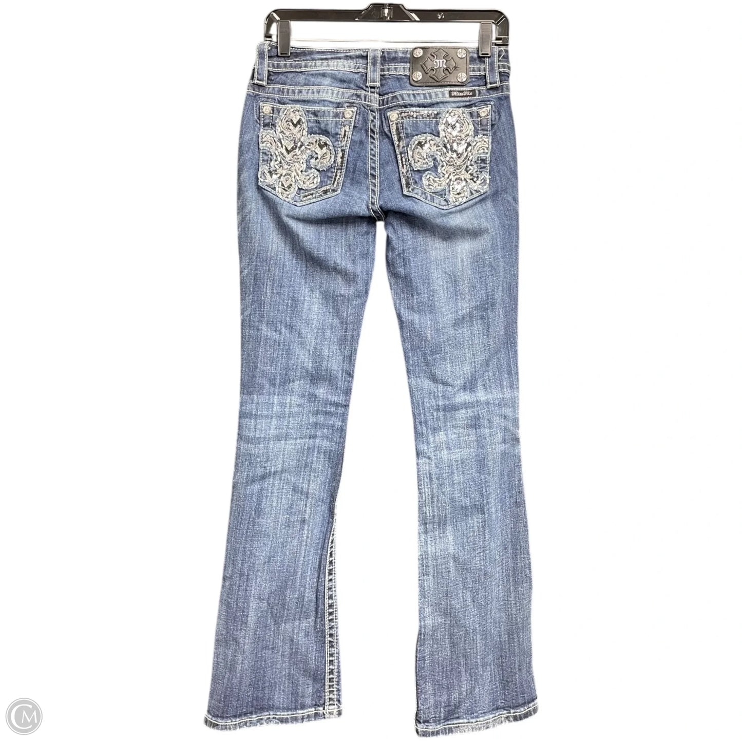 Jeans Boot Cut By Miss Me In Blue Denim, Size: 4