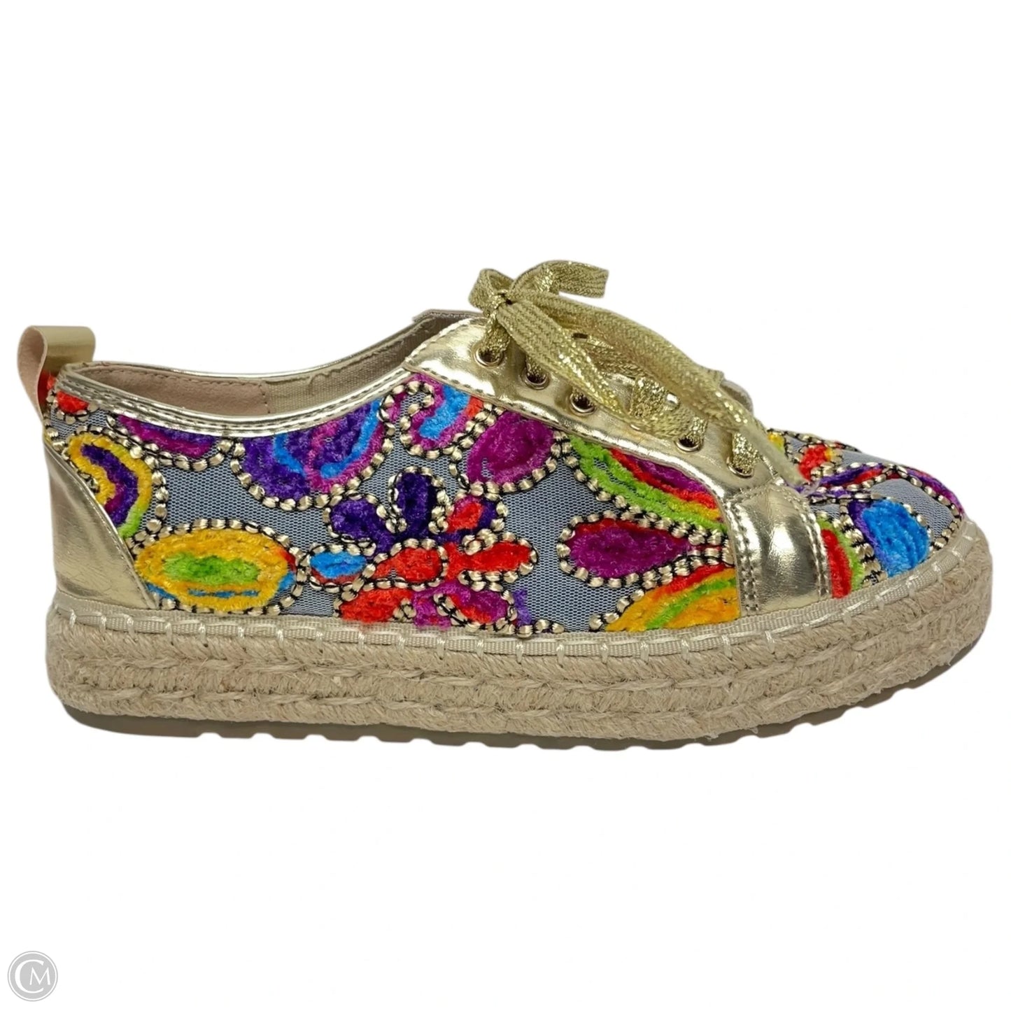 Shoes Sneakers By Clothes Mentor In Rainbow Print, Size: 8