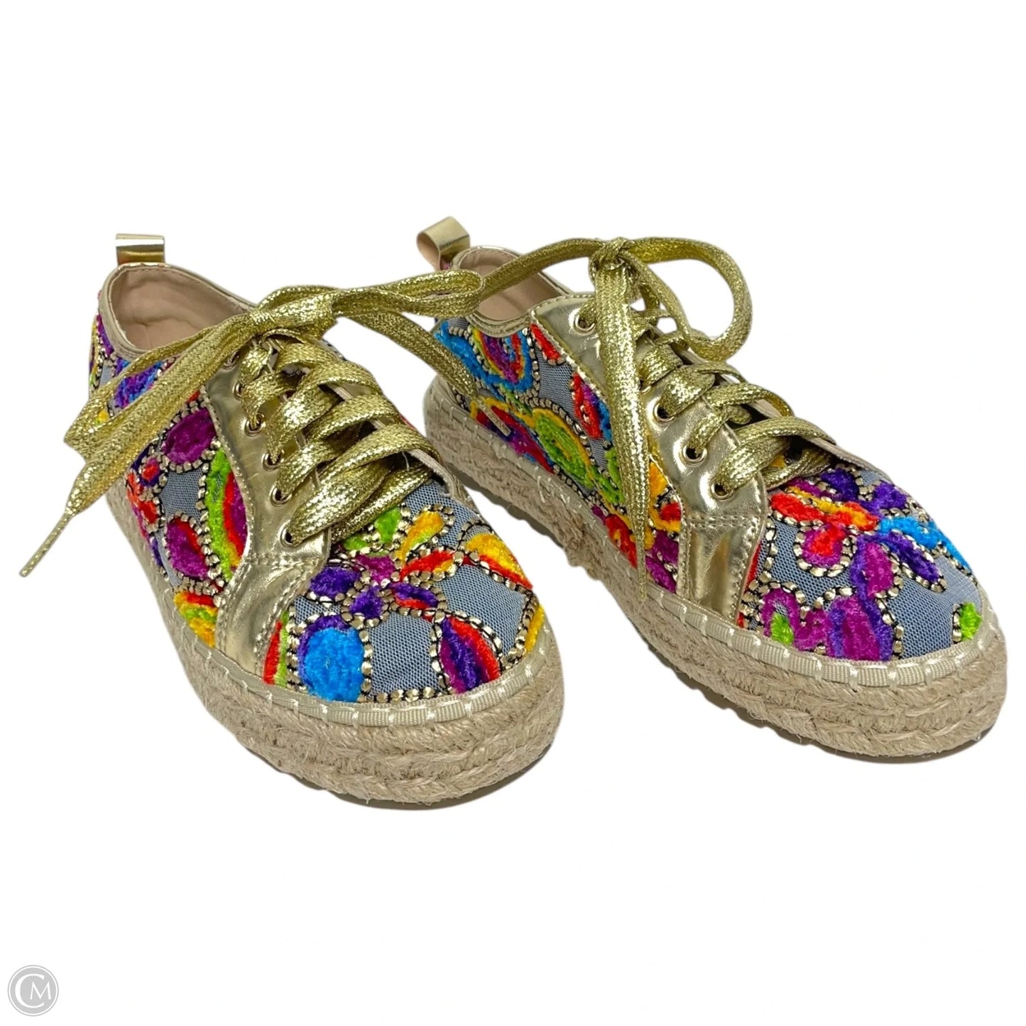Shoes Sneakers By Clothes Mentor In Rainbow Print, Size: 8