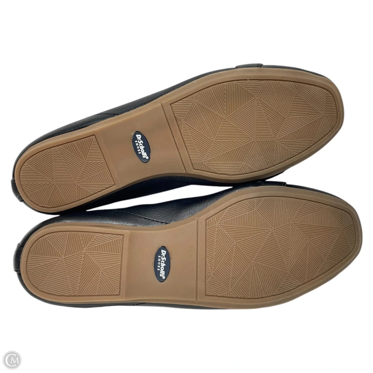 Shoes Flats By Dr Scholls In Black & Gold, Size: 7.5