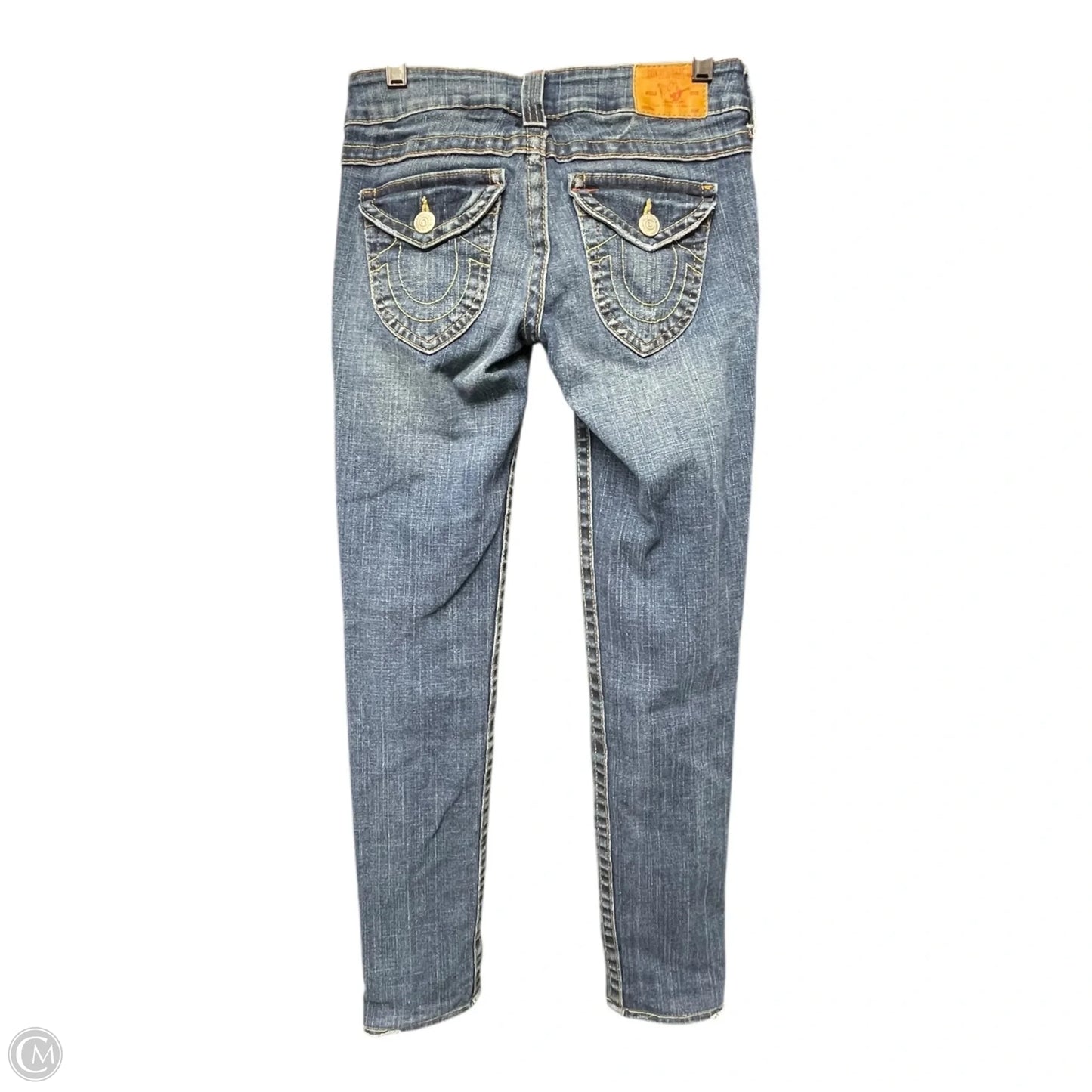 Jeans Skinny By True Religion In Blue Denim, Size: 27