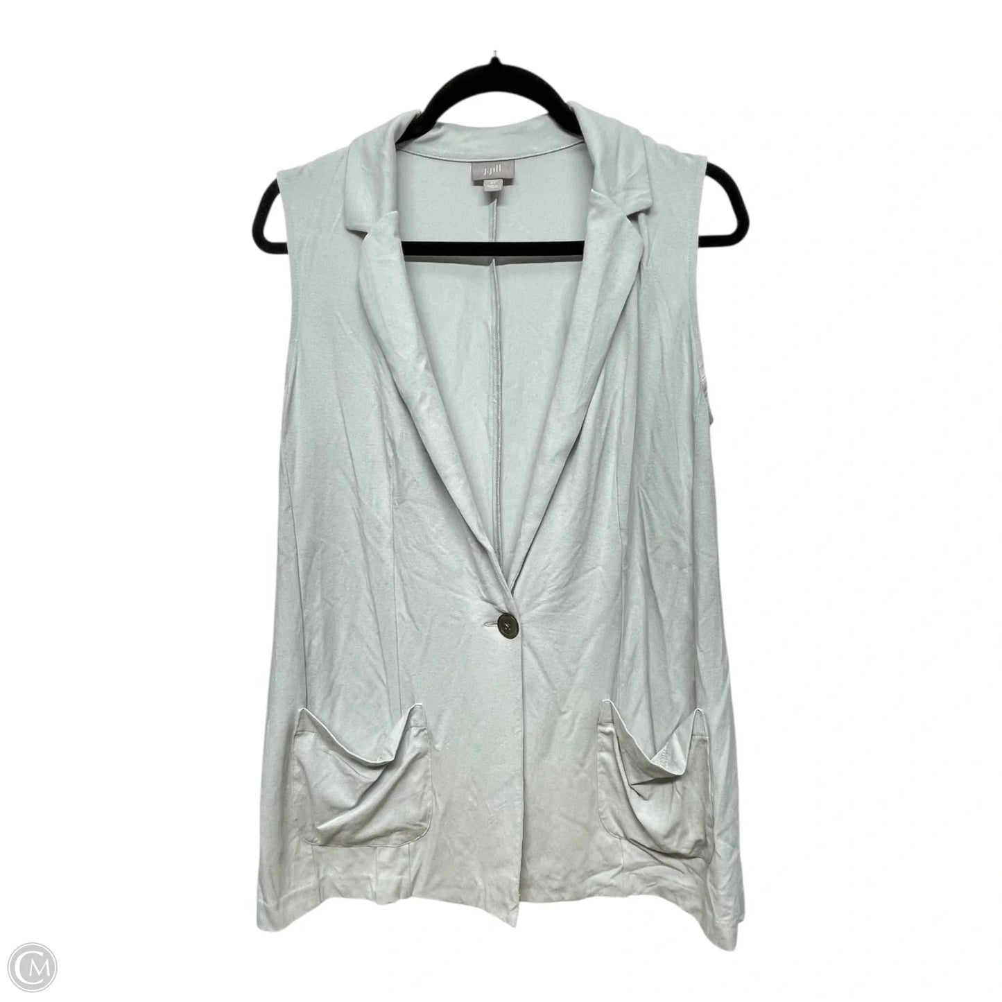 Vest Other By J. Jill In Grey, Size: Xs
