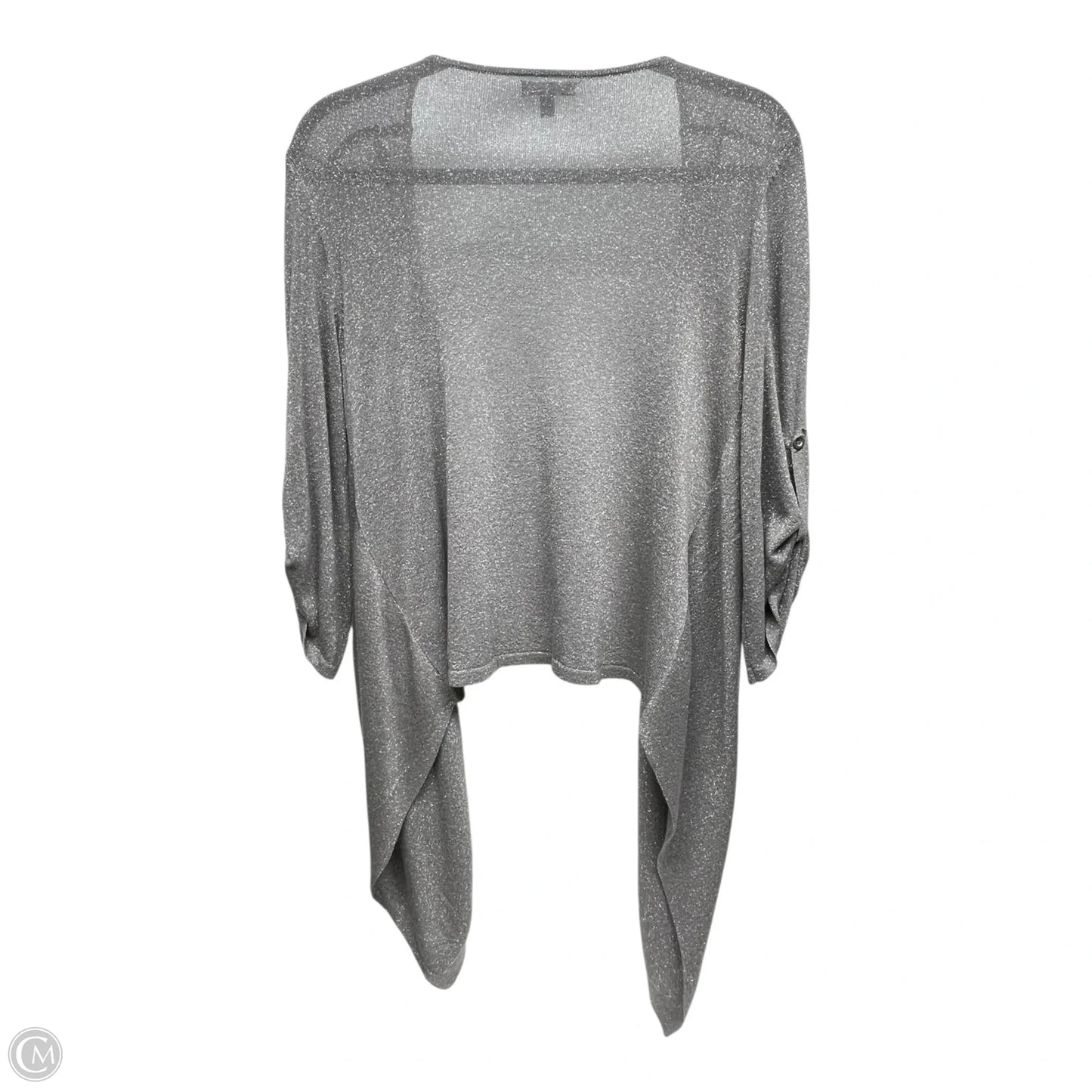 Cardigan By Apt 9 In Silver, Size: M