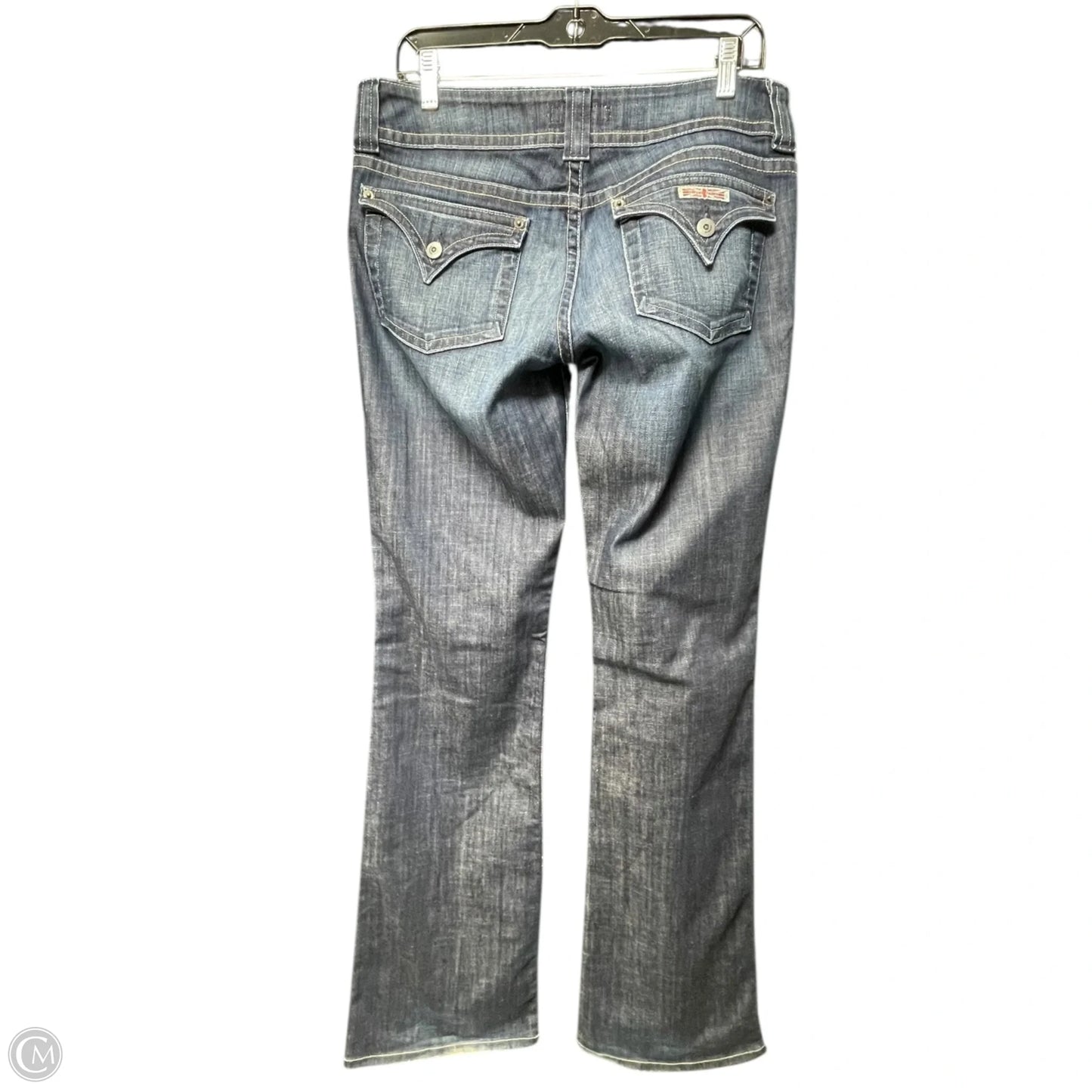 Jeans Boot Cut By Hudson In Blue Denim, Size: 10
