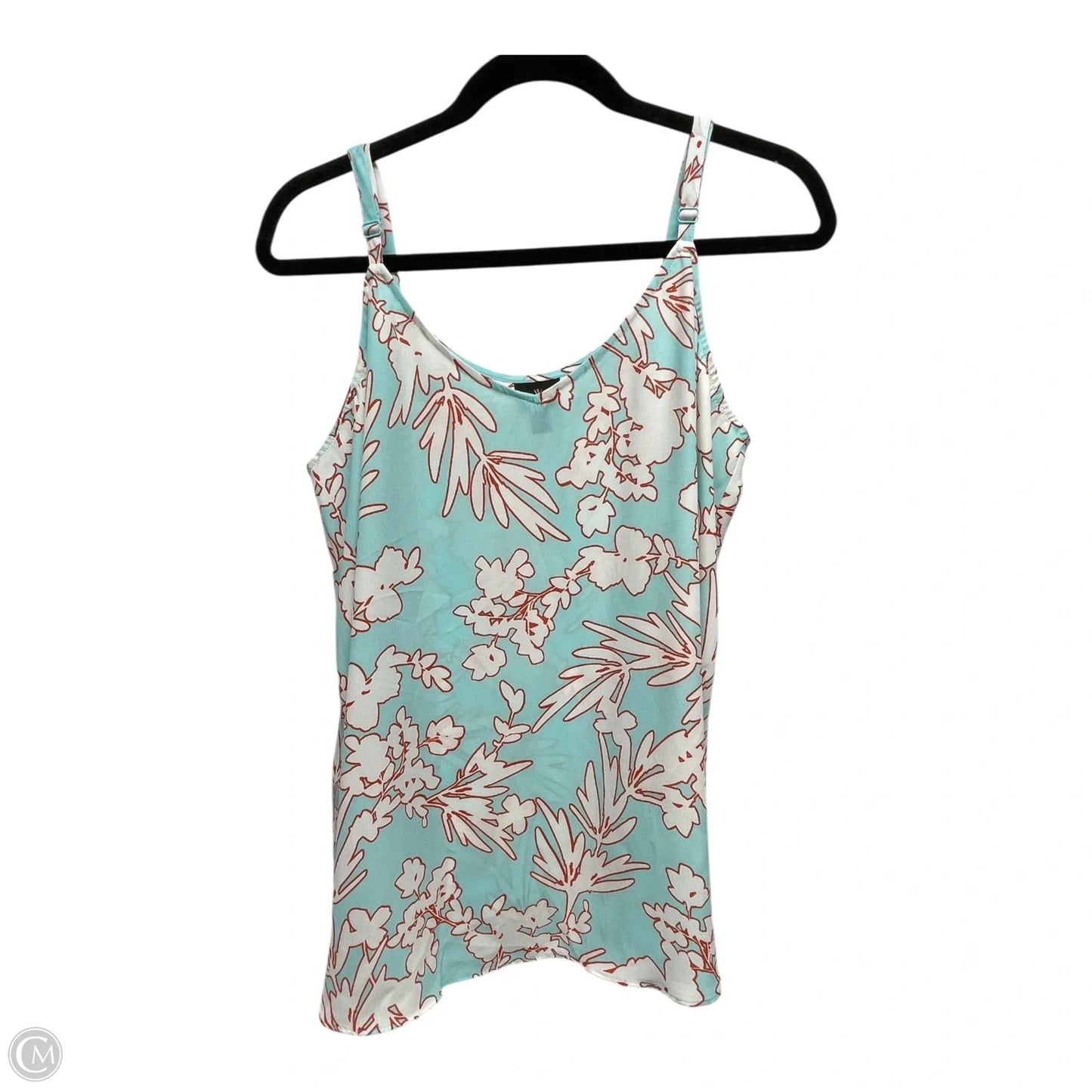 Top Sleeveless By Worthington In Aqua, Size: 1x