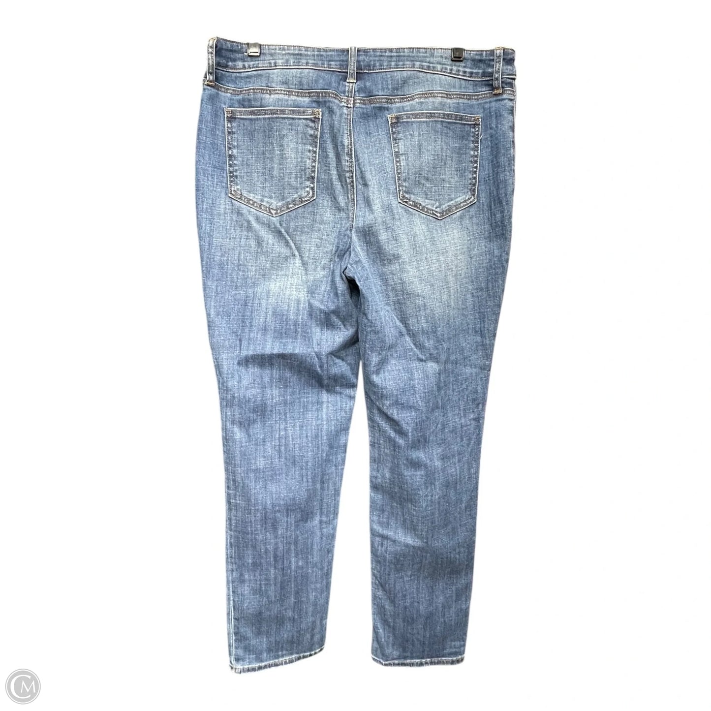 Jeans Straight By White House Black Market In Blue Denim, Size: 12