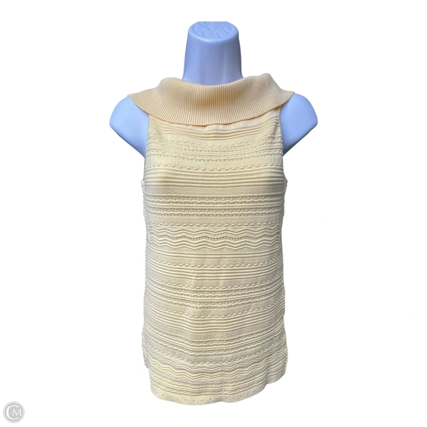 Vest Sweater By White House Black Market In Yellow, Size: Xs