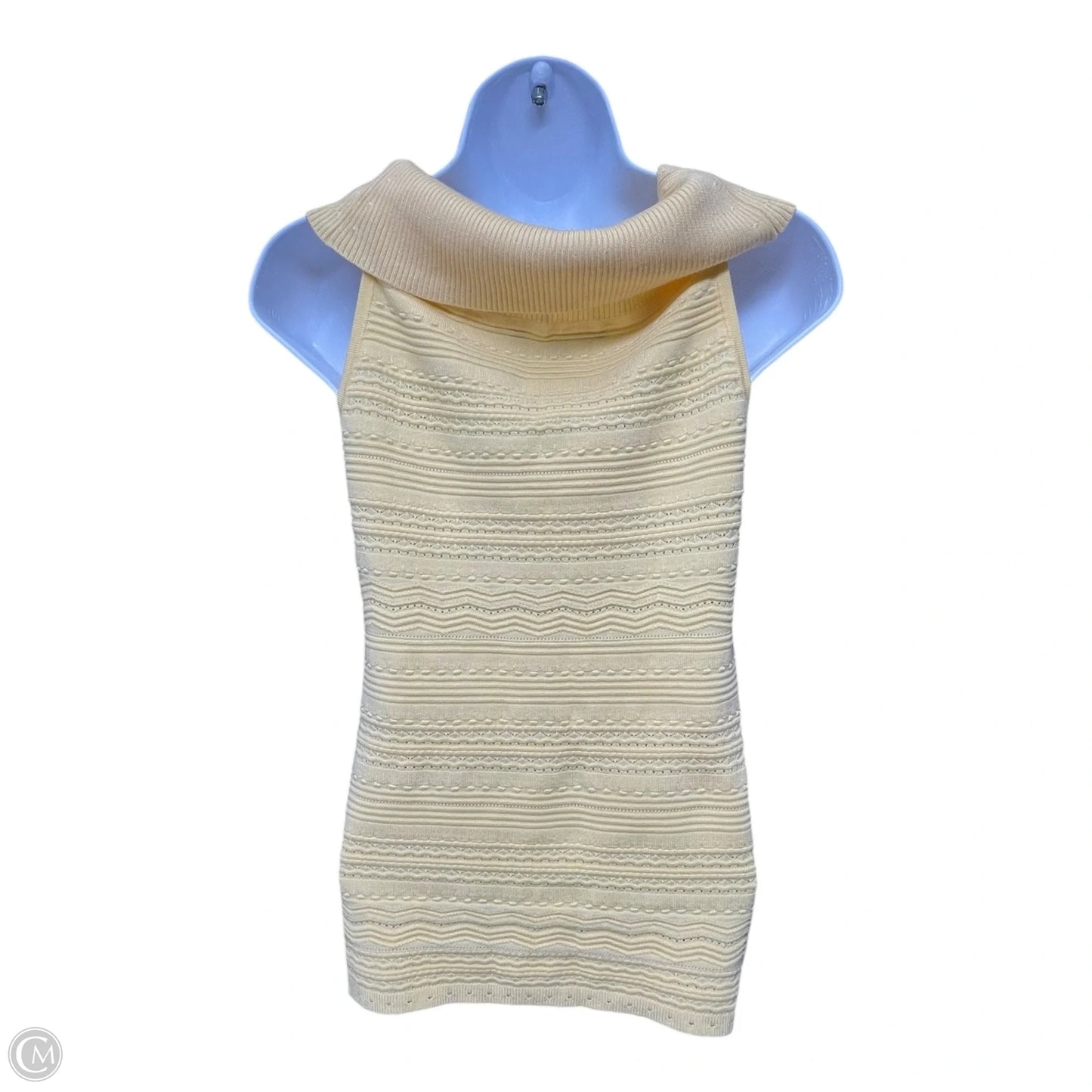 Vest Sweater By White House Black Market In Yellow, Size: Xs