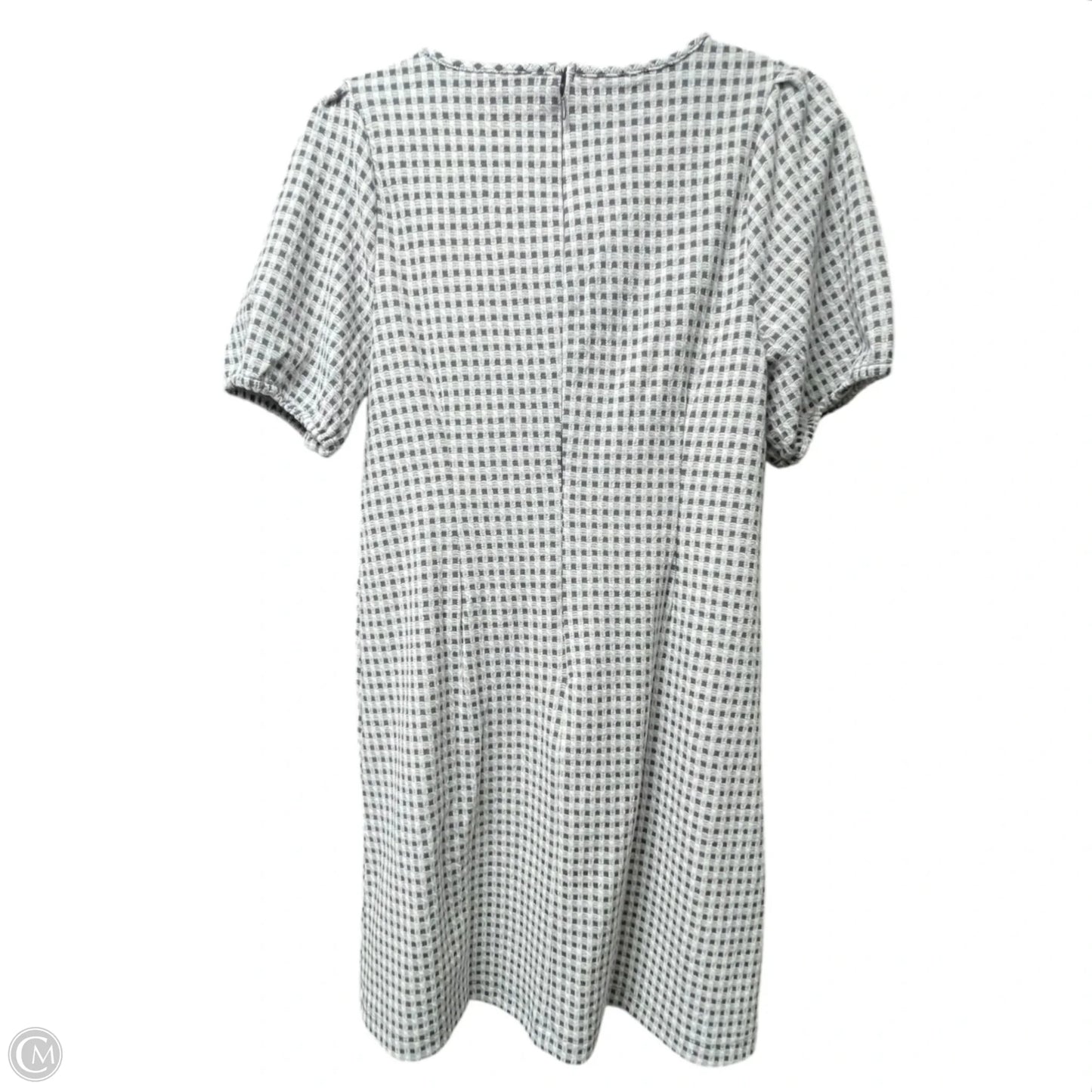 Dress Casual Short By Loft In Grey & White, Size: 6