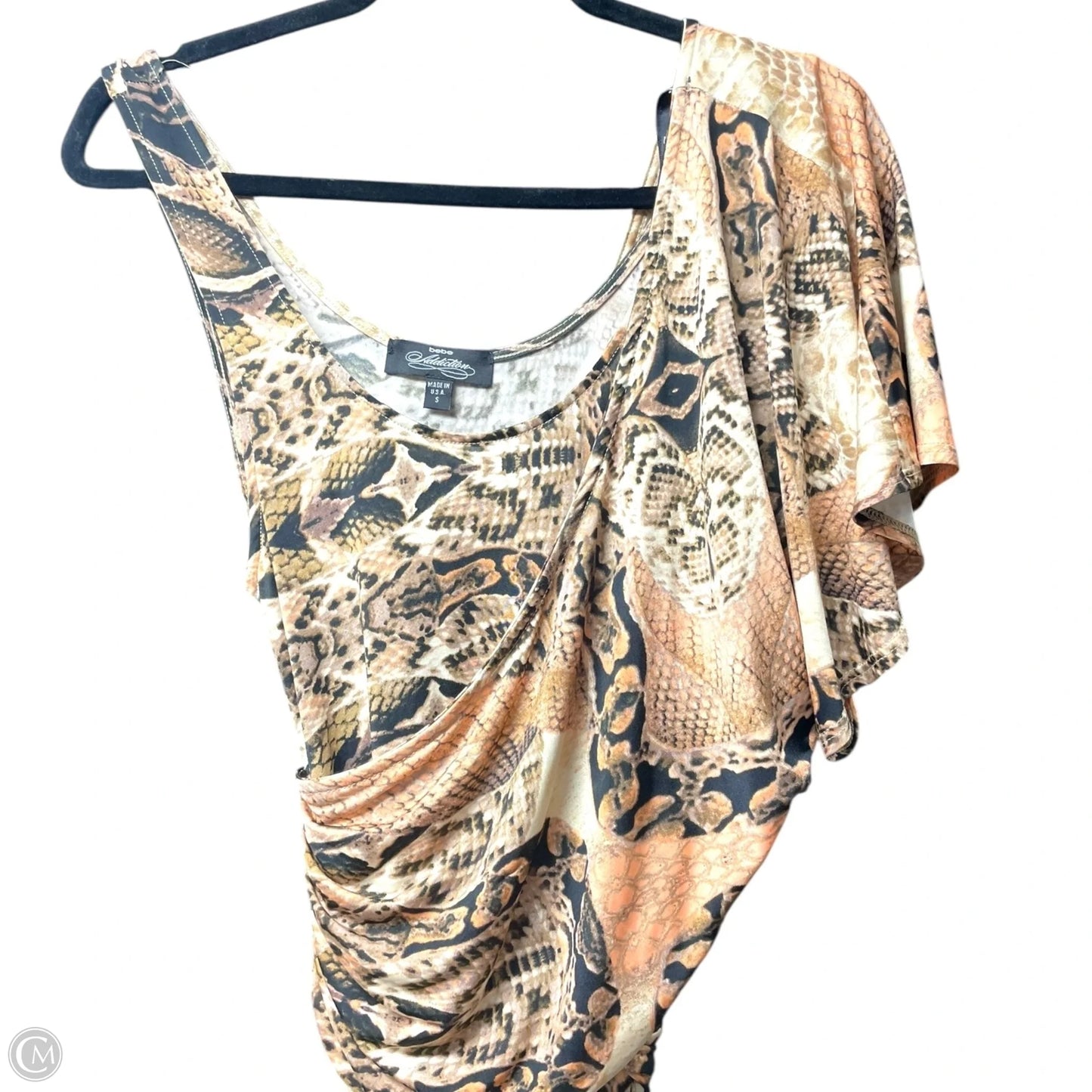Dress Casual Maxi By Bebe In Snakeskin Print, Size: S