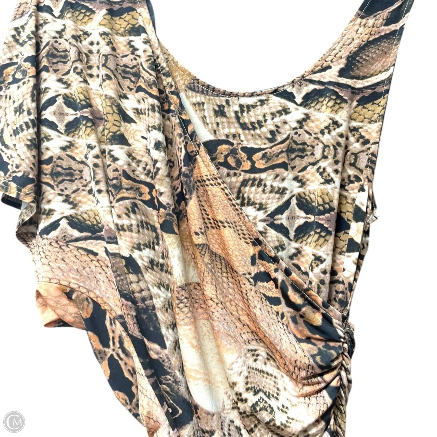 Dress Casual Maxi By Bebe In Snakeskin Print, Size: S