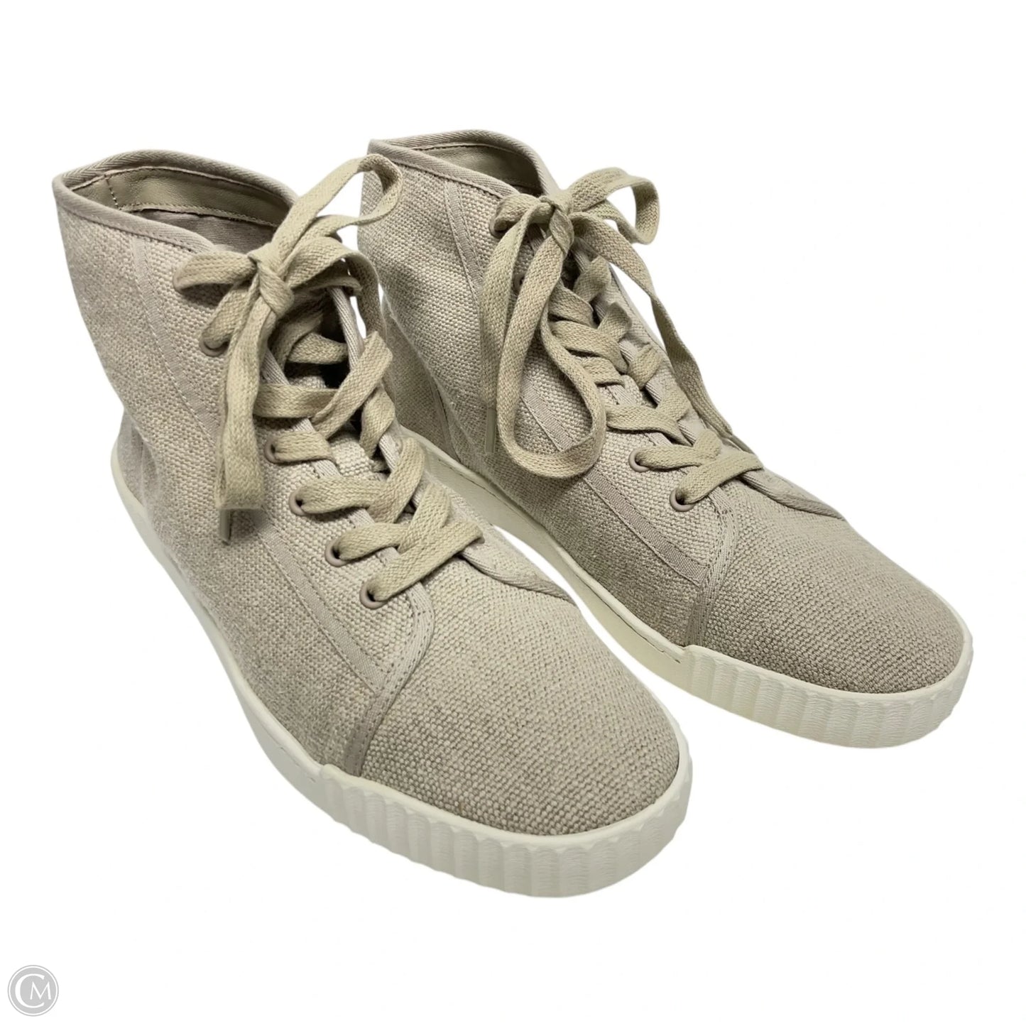 Shoes Sneakers By Vince In Beige, Size: 7
