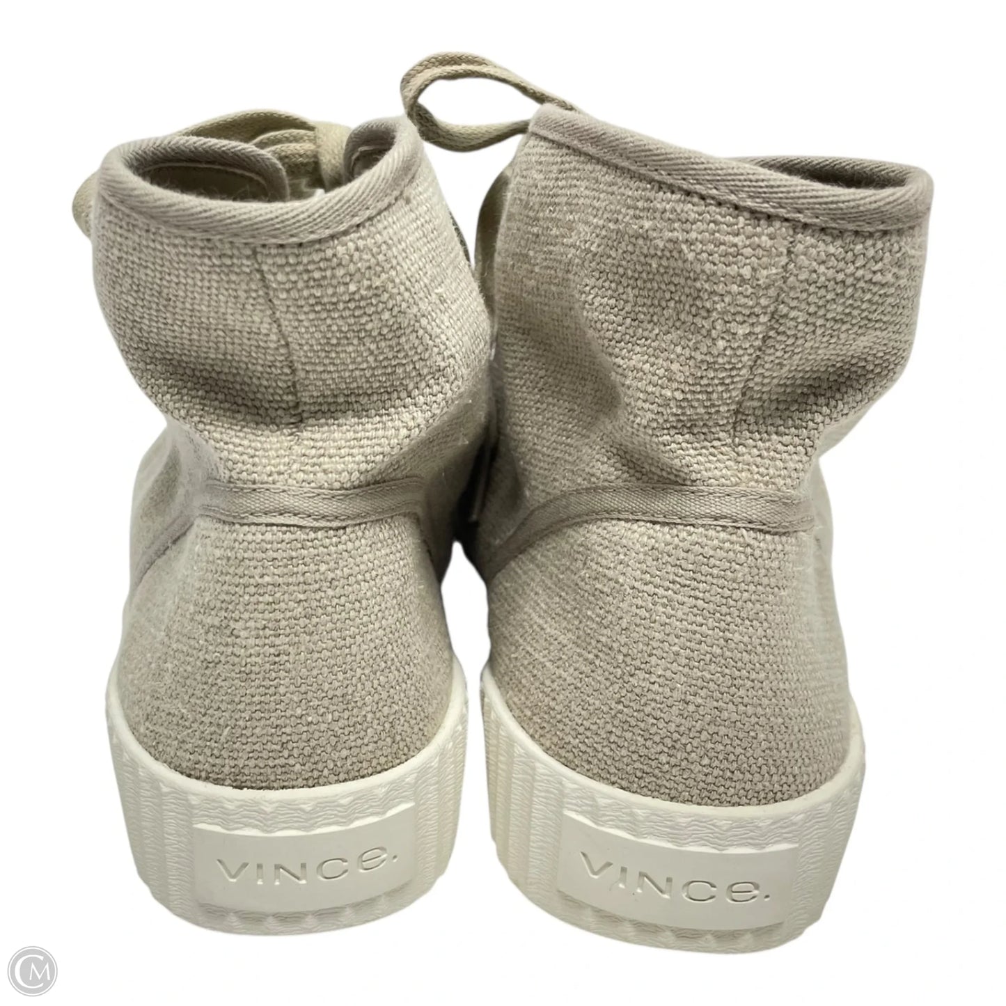 Shoes Sneakers By Vince In Beige, Size: 7