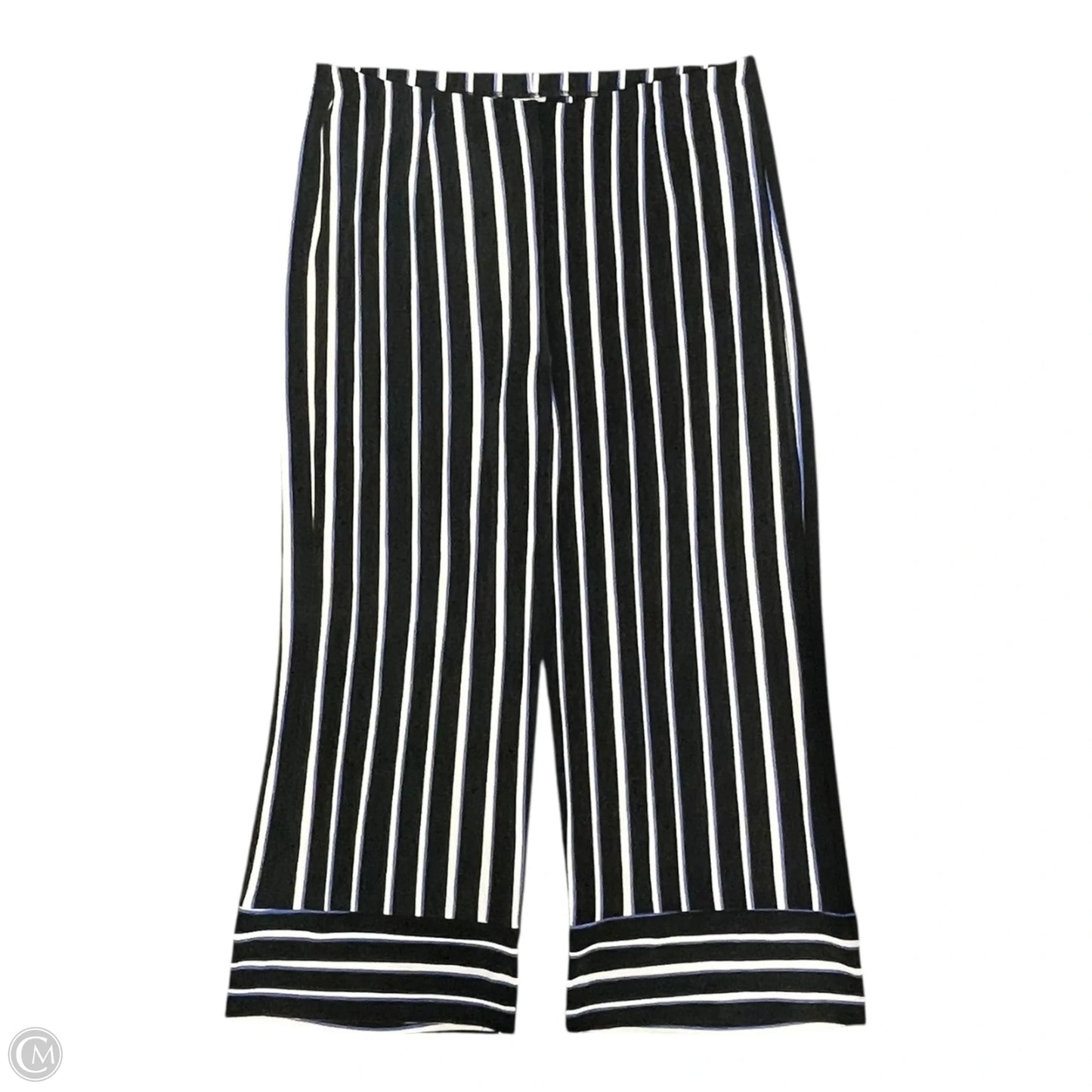 Pants Lounge By Chicos In Striped Pattern, Size: Xl