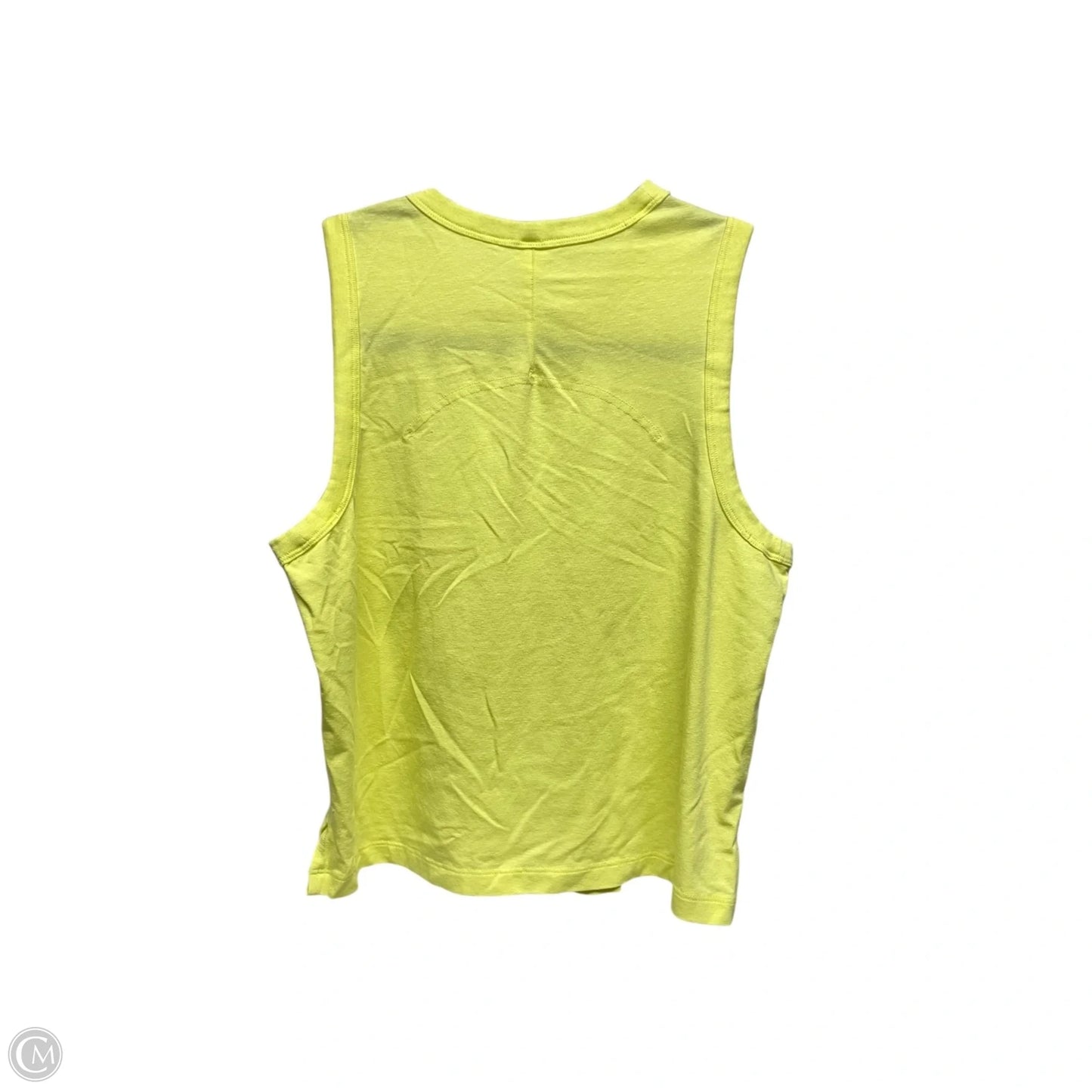 Athletic Tank Top By Lululemon In Yellow, Size: 4