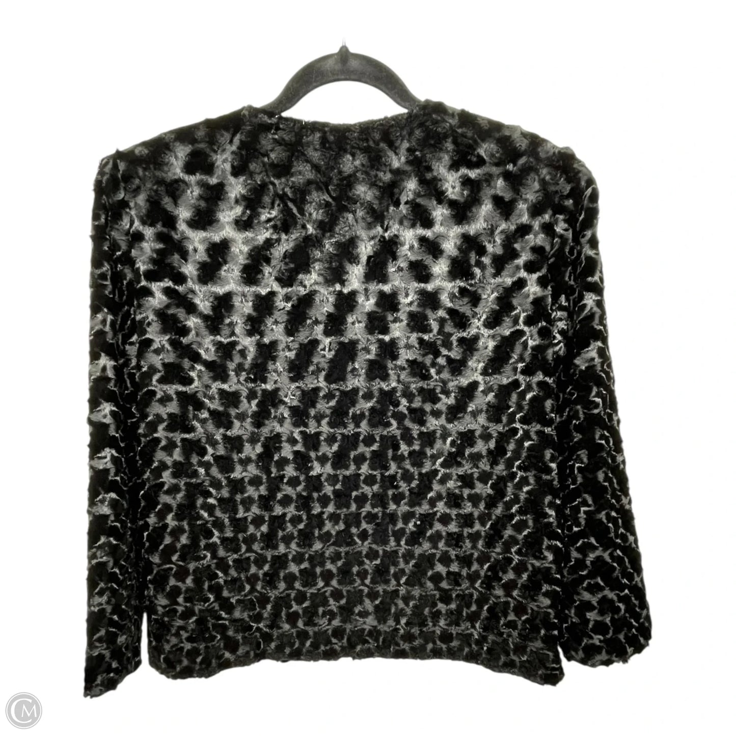 Jacket Faux Fur & Sherpa By truth and pride In Black, Size: L