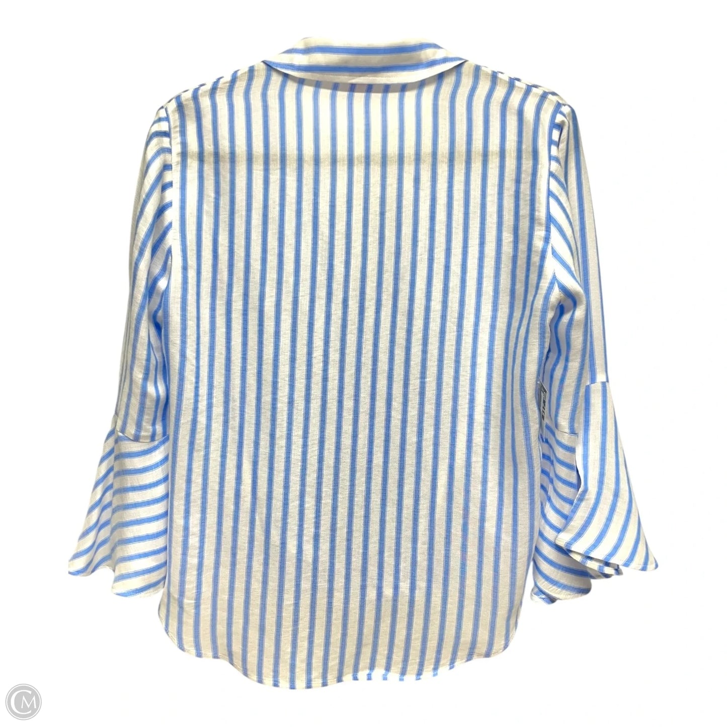 Top 3/4 Sleeve Designer By Lilly Pulitzer In Striped Pattern, Size: M