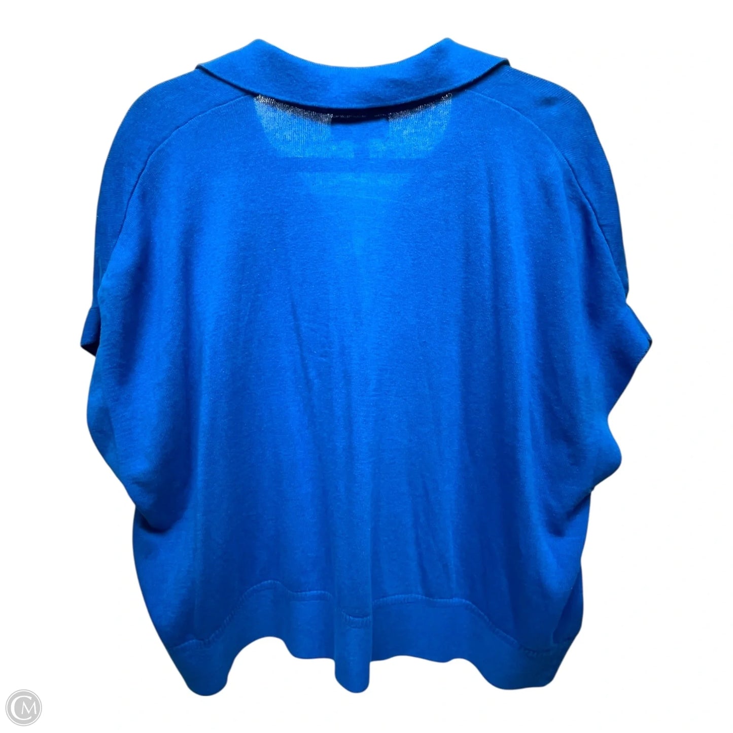 Sweater Short Sleeve By Banana Republic In Blue, Size: Xs