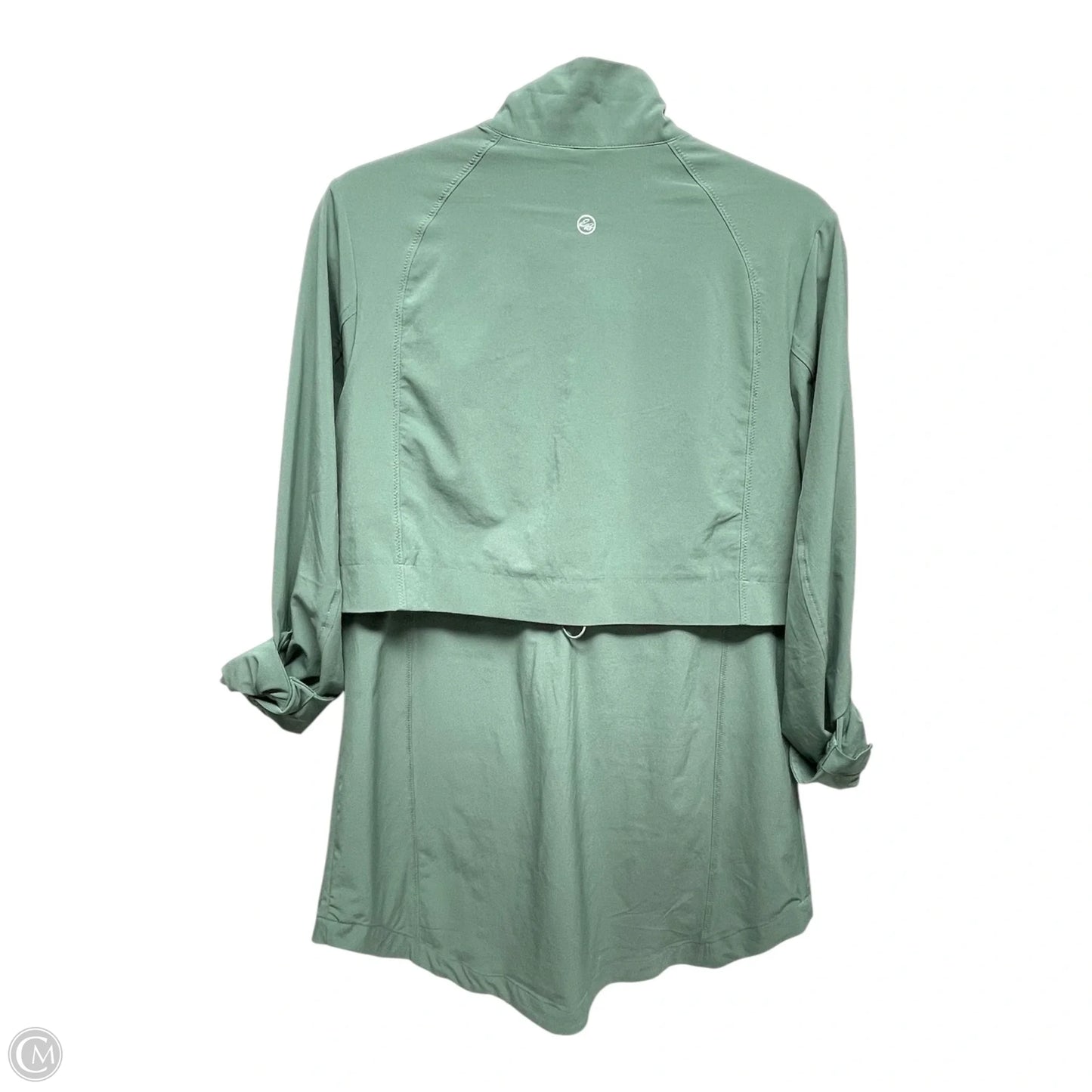 Athletic Jacket By Eddie Bauer In Green, Size: S