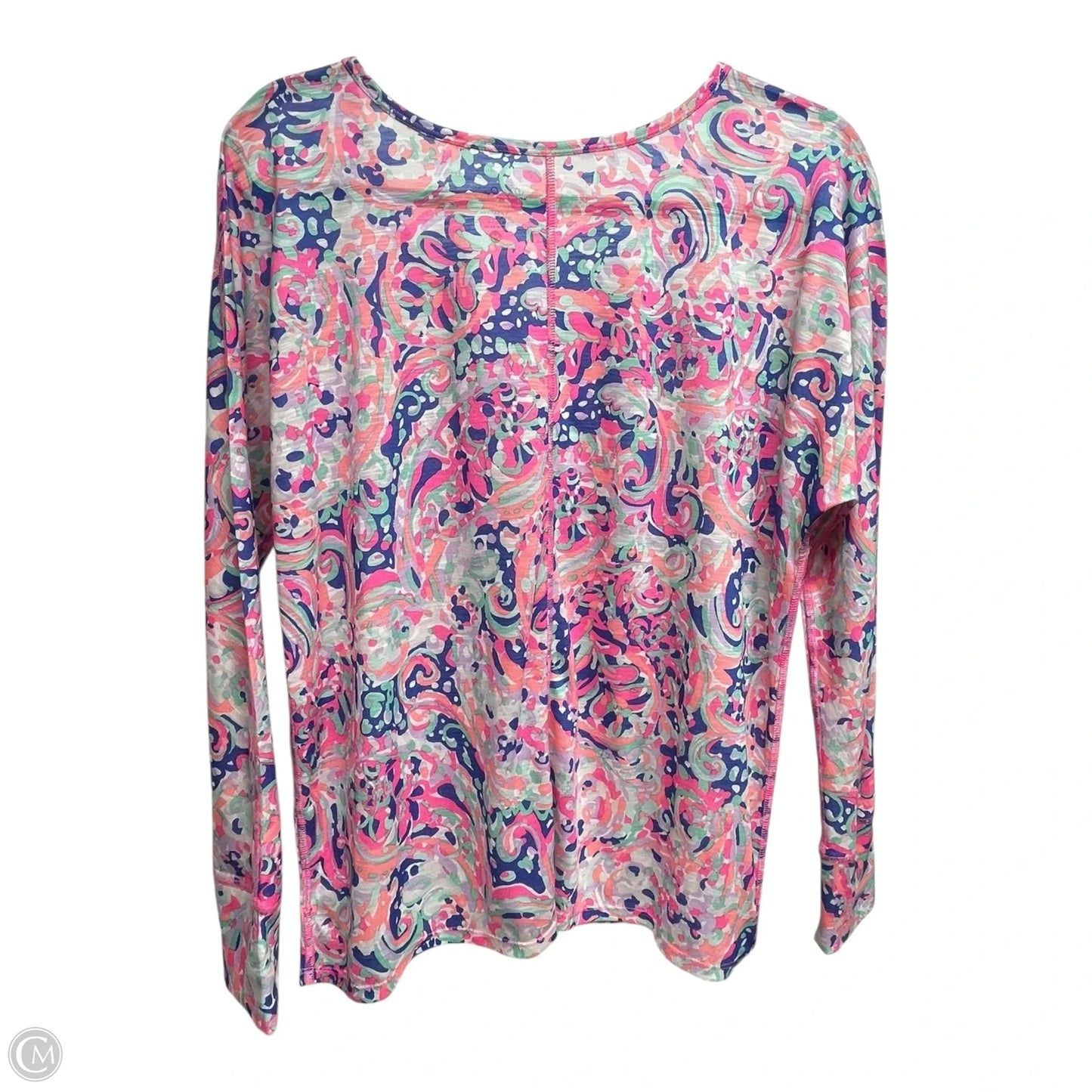 Top Long Sleeve Designer By Lilly Pulitzer In Multi-colored, Size: M