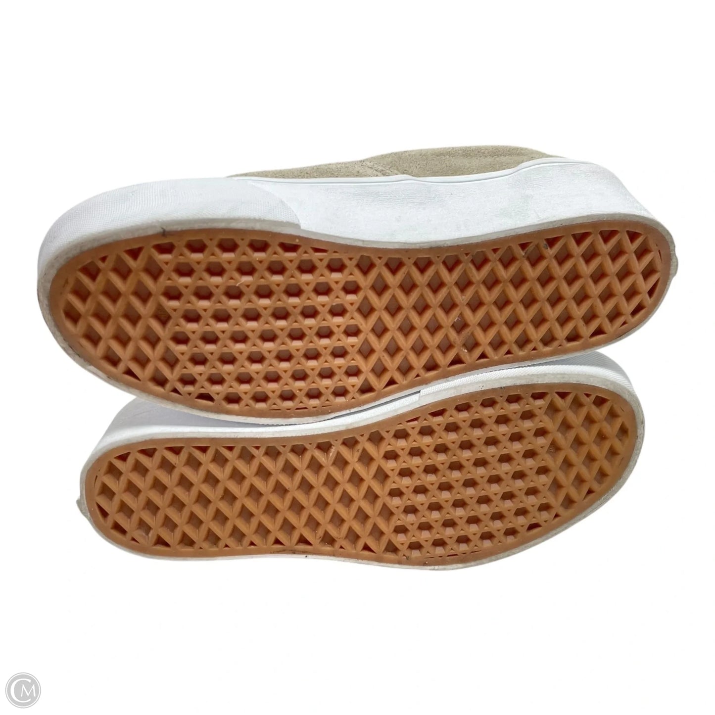 Shoes Sneakers Platform By Vans In Beige, Size: 6
