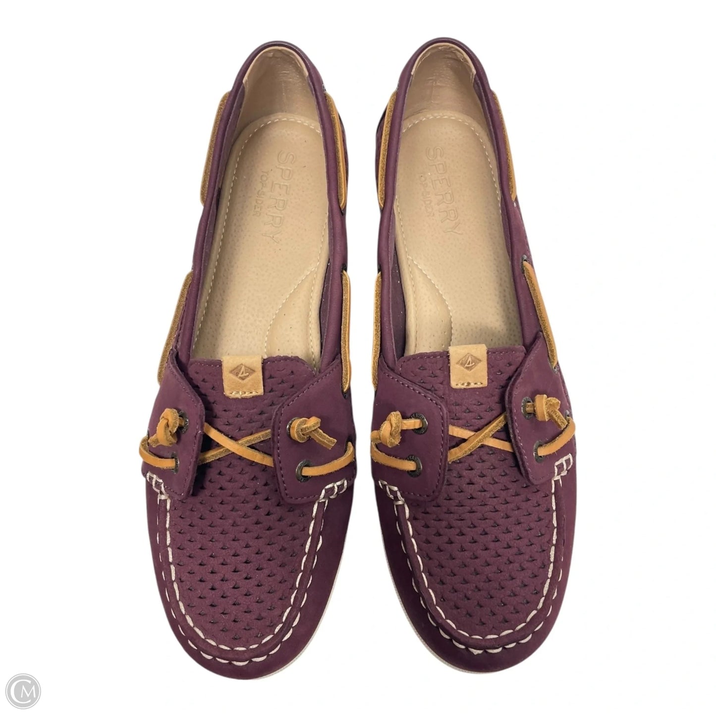 Shoes Flats By Sperry In Maroon, Size: 8.5