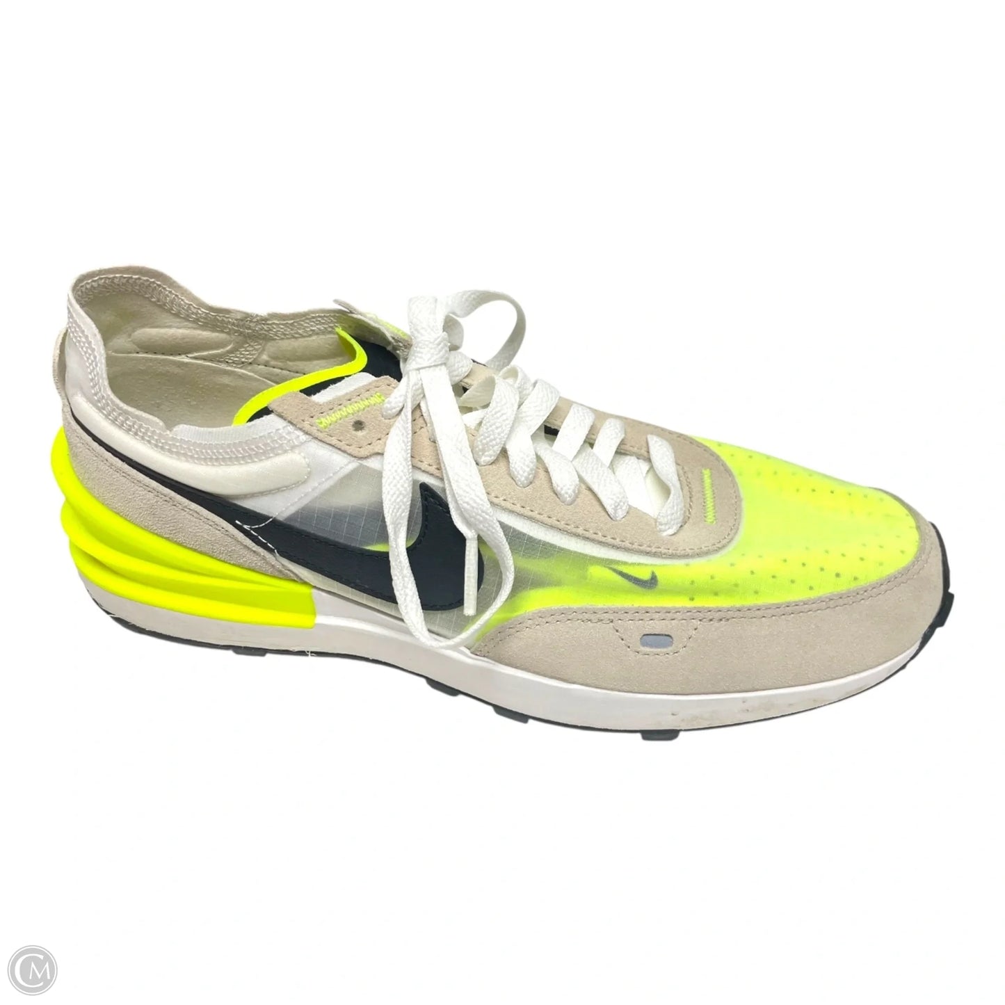 Shoes Sneakers By Nike In Green & Tan, Size: 10
