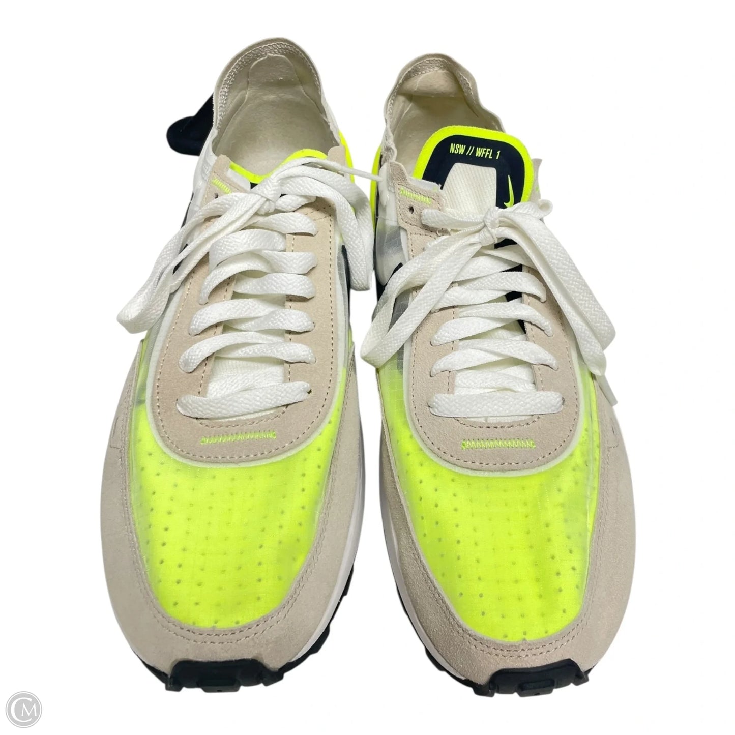 Shoes Sneakers By Nike In Green & Tan, Size: 10
