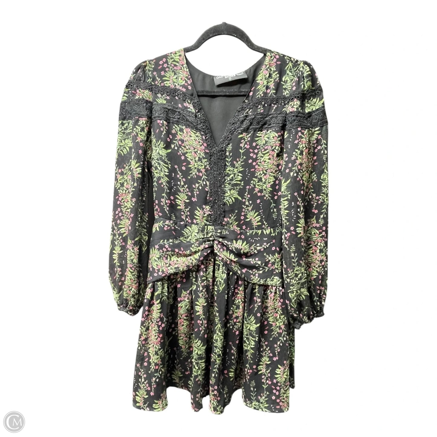 Dress Casual Short By DAO CHLOE DAO In Green & Pink, Size: S