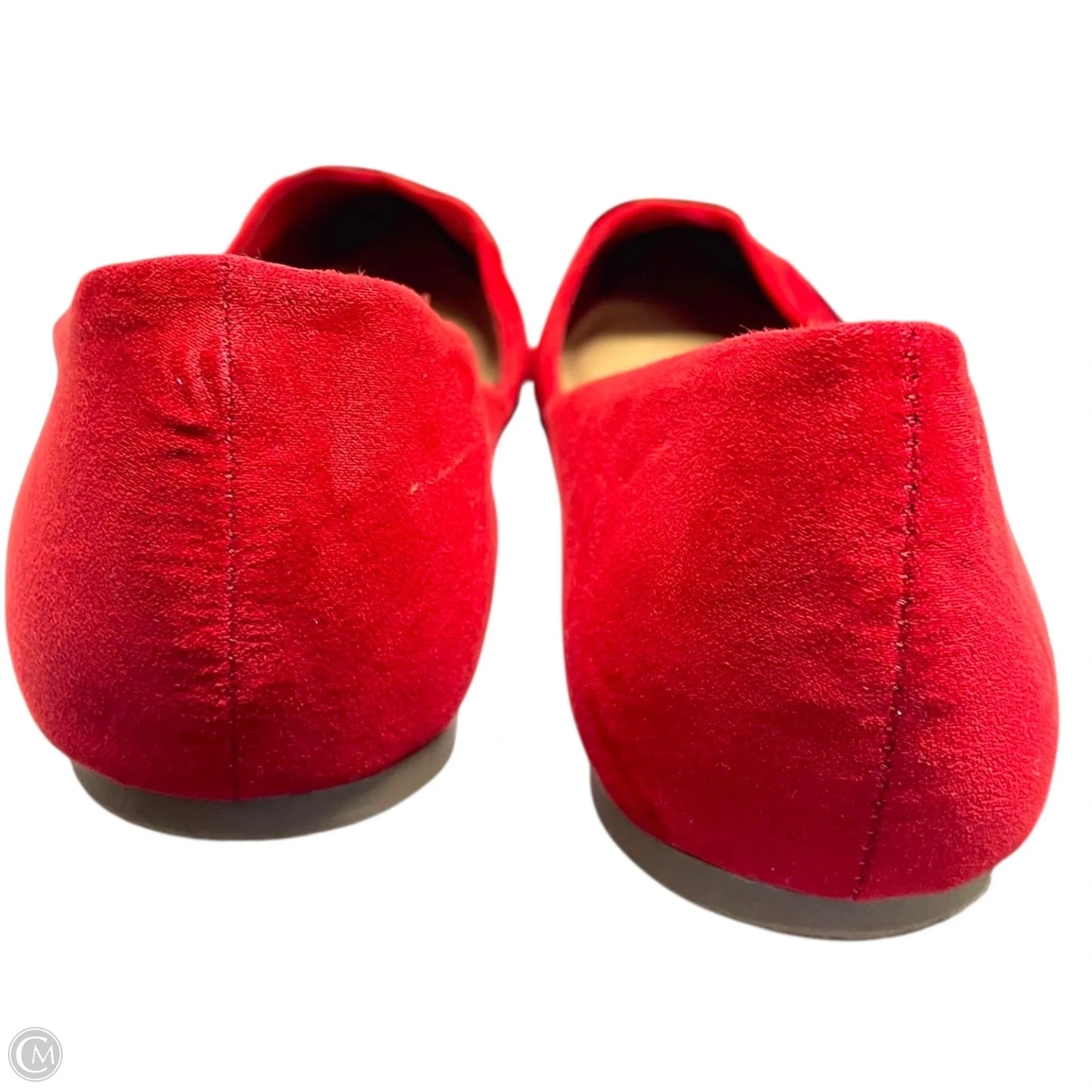 Shoes Flats By Time And Tru In Red, Size: 11