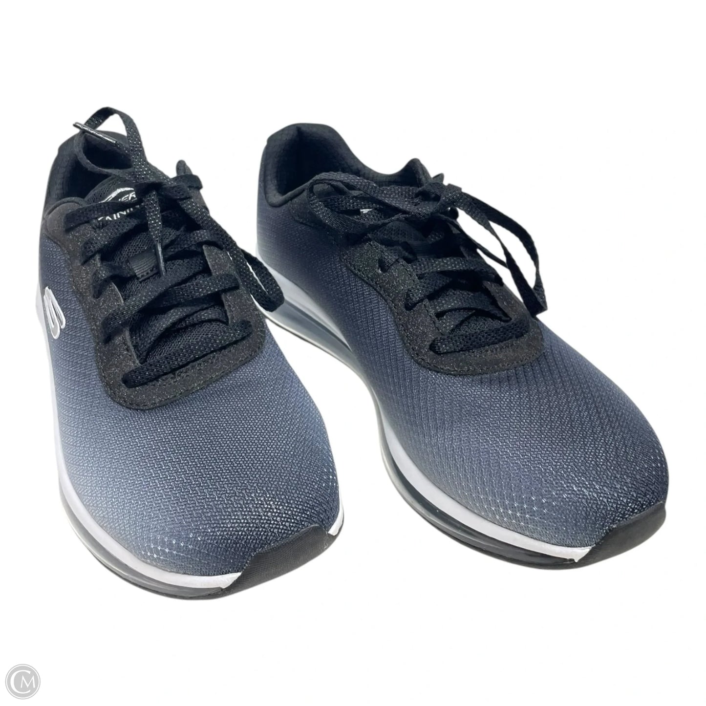 Shoes Athletic By Skechers In Black & White, Size: 7.5