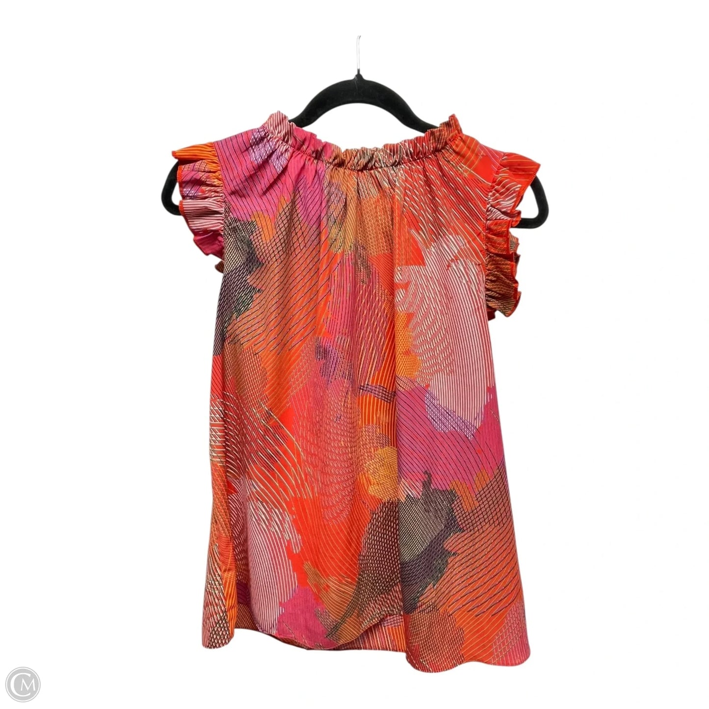 Top Short Sleeve By Ces Femme In Multi-colored, Size: S