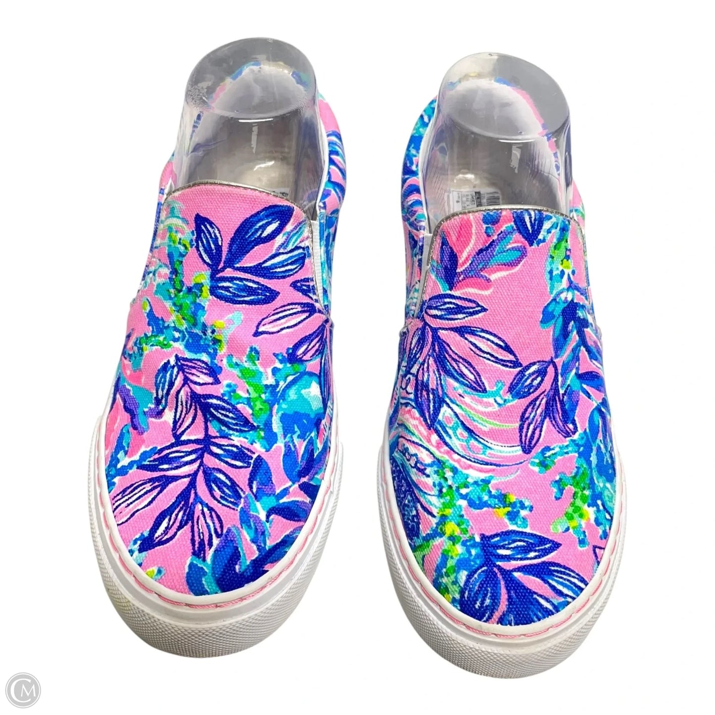 Shoes Designer By Lilly Pulitzer In Blue & Pink, Size: 6
