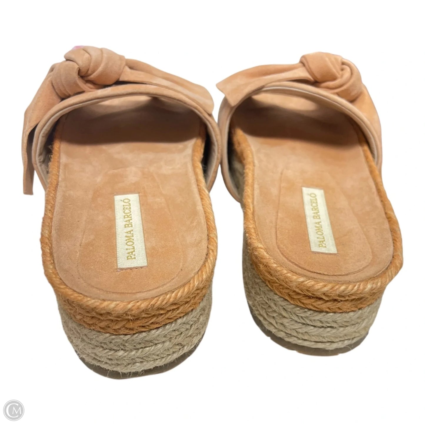 Sandals Heels Platform By PALOMA BARCELO In Peach, Size: 6.5