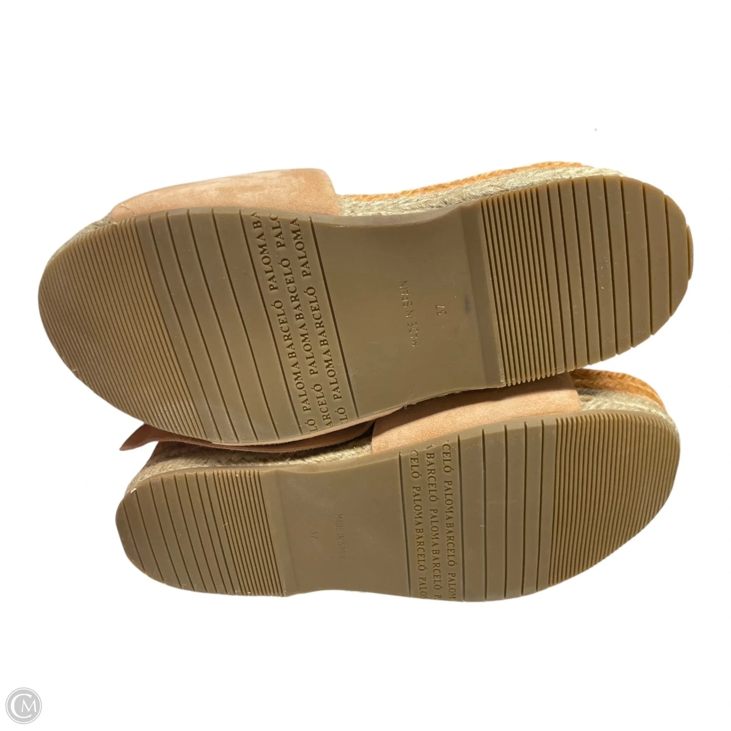 Sandals Heels Platform By PALOMA BARCELO In Peach, Size: 6.5