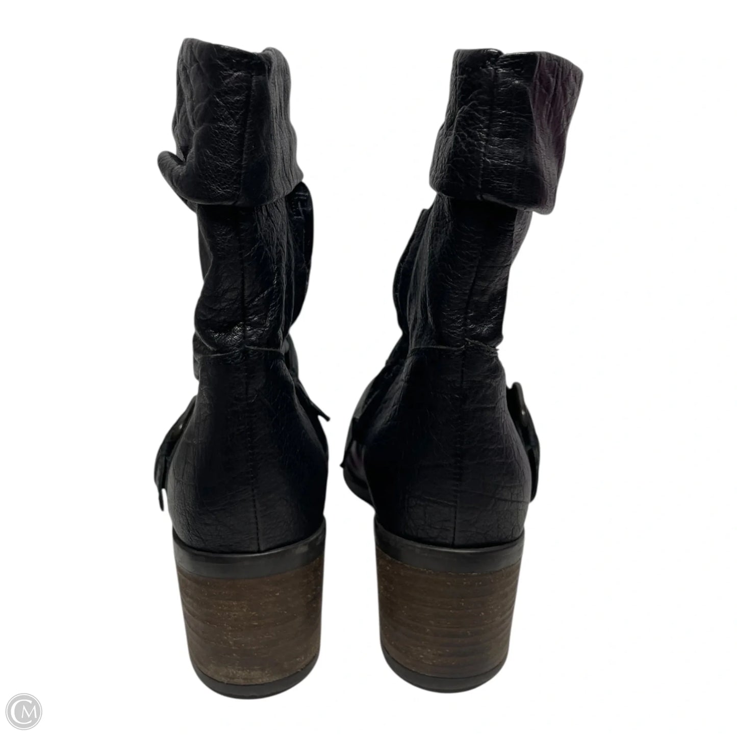 Boots Mid-calf Heels By Clarks In Black, Size: 5.5
