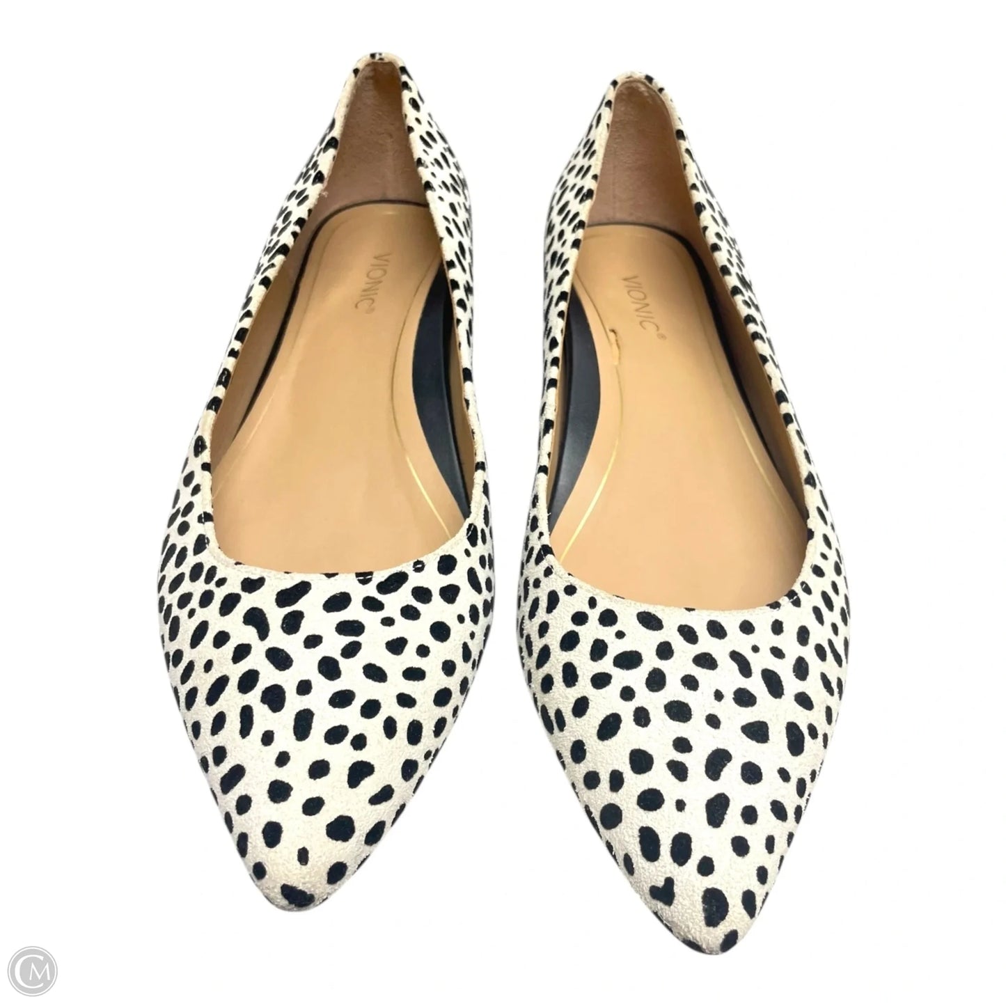 Shoes Heels Block By Vionic In Black & White, Size: 9.5