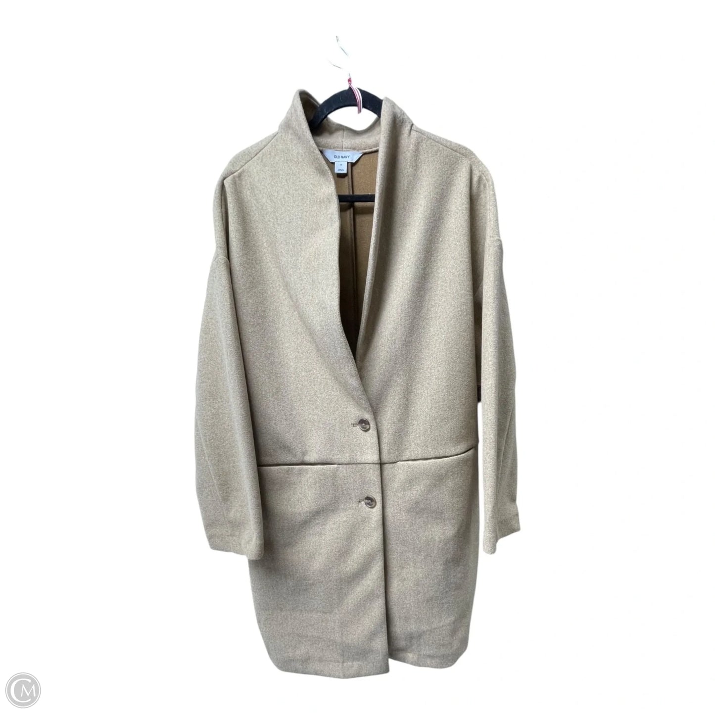 Coat Trench Coat By Old Navy In Tan, Size: 2x