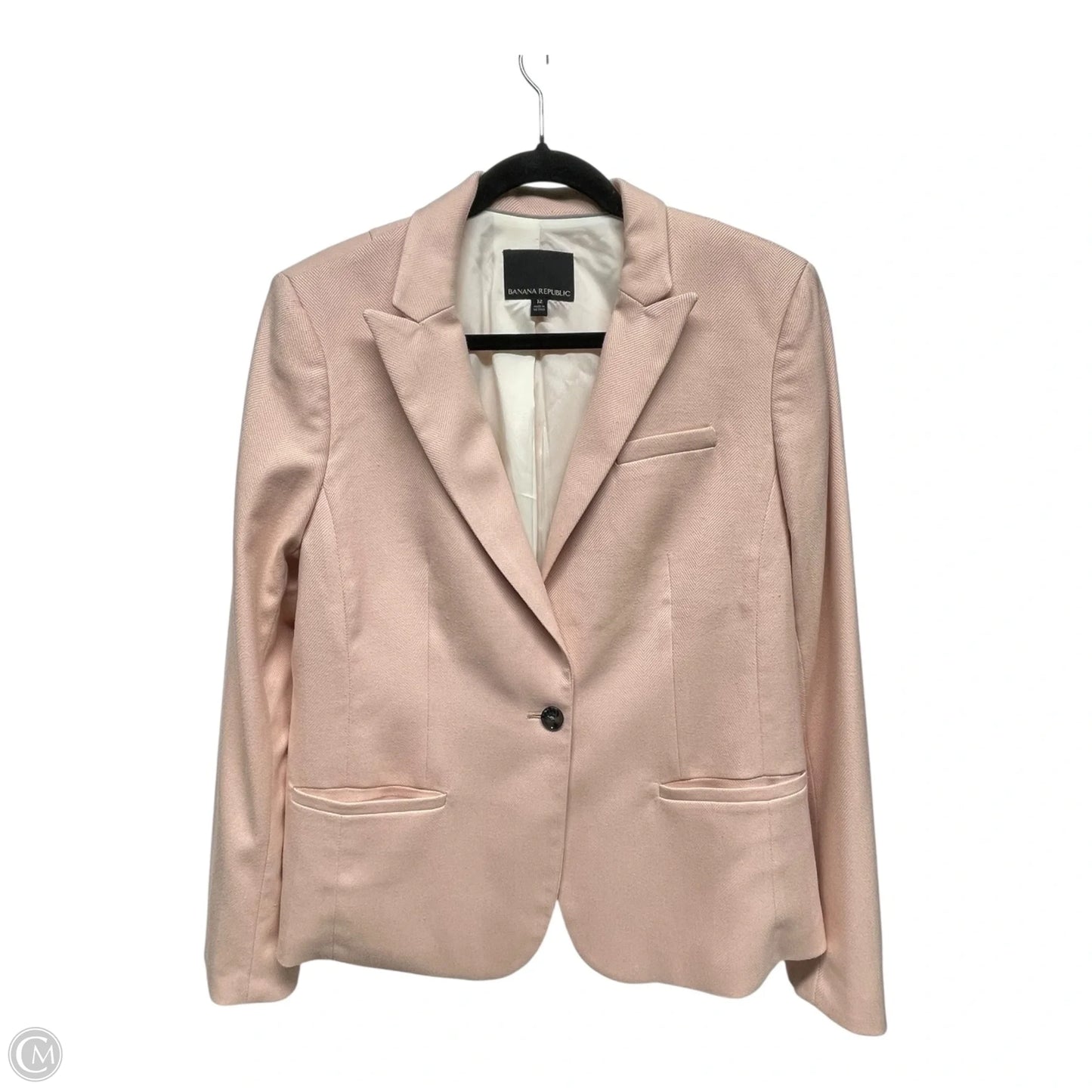 Blazer By Banana Republic In Peach, Size: 12