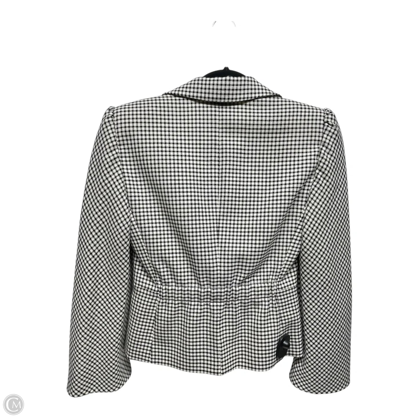 Blazer By Emporio Armani In Black & Cream, Size: 6