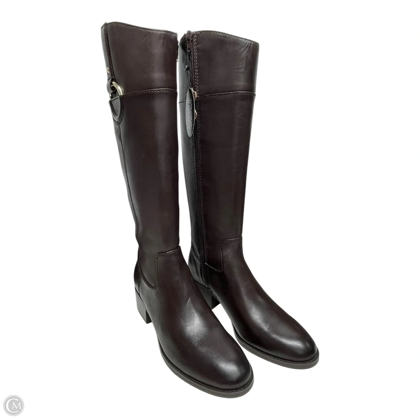 Boots Leather By Alfani In Brown, Size: 7